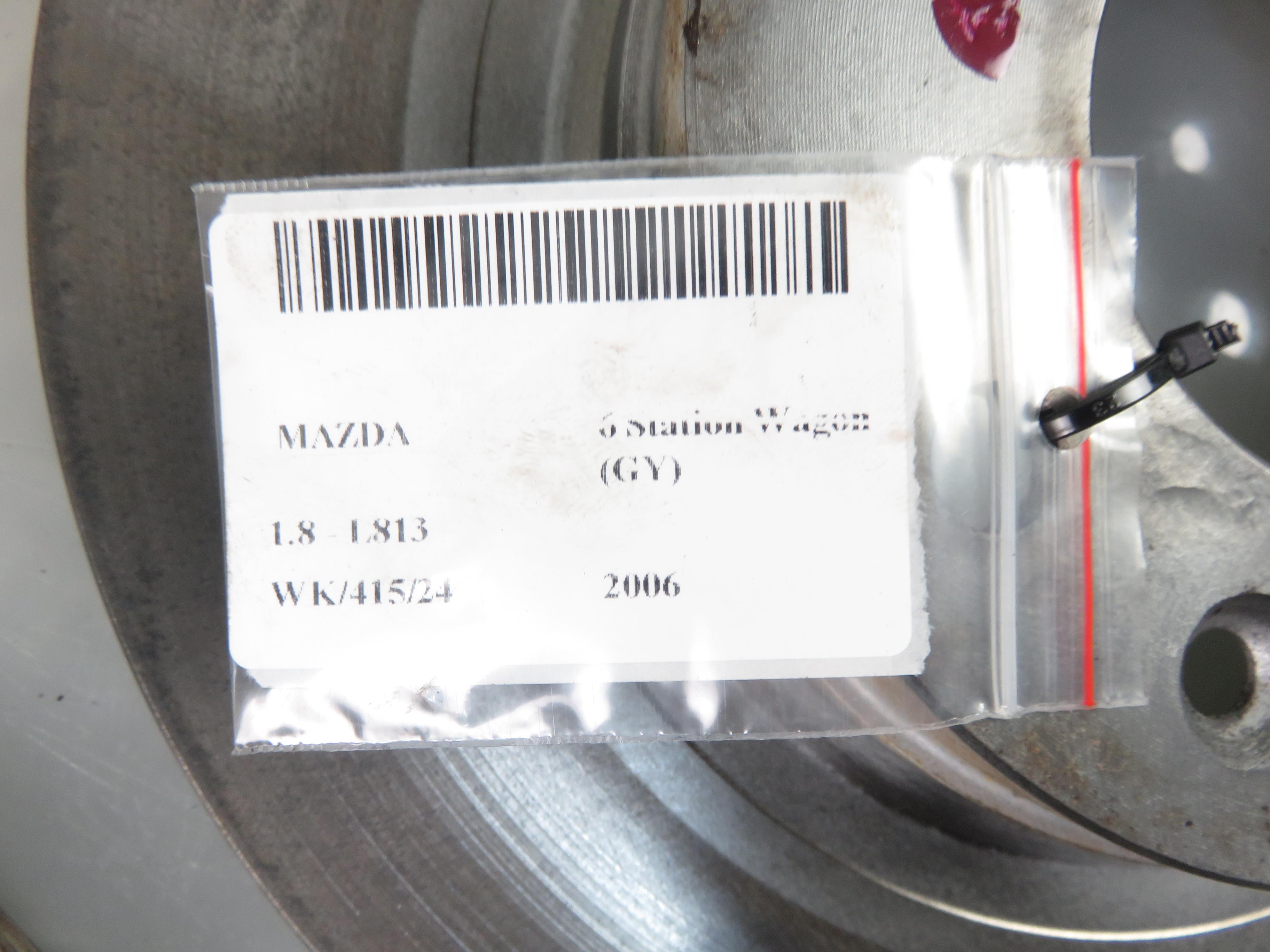 MAZDA 6 GG (2002-2007) Galinė stabdžių disko apsauga 24670807