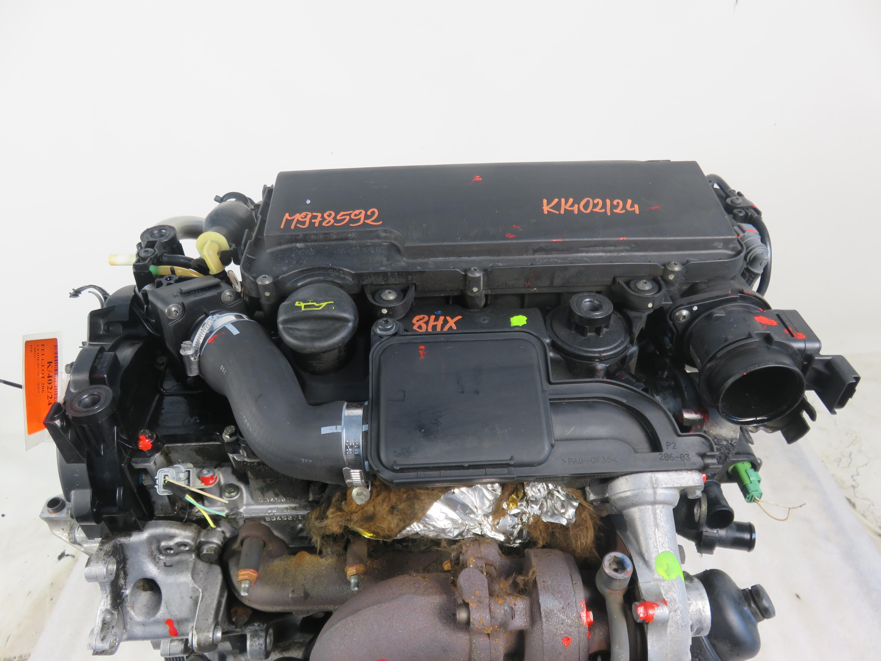PEUGEOT 206 1 generation (1998-2009) Motor 8HX 25217348