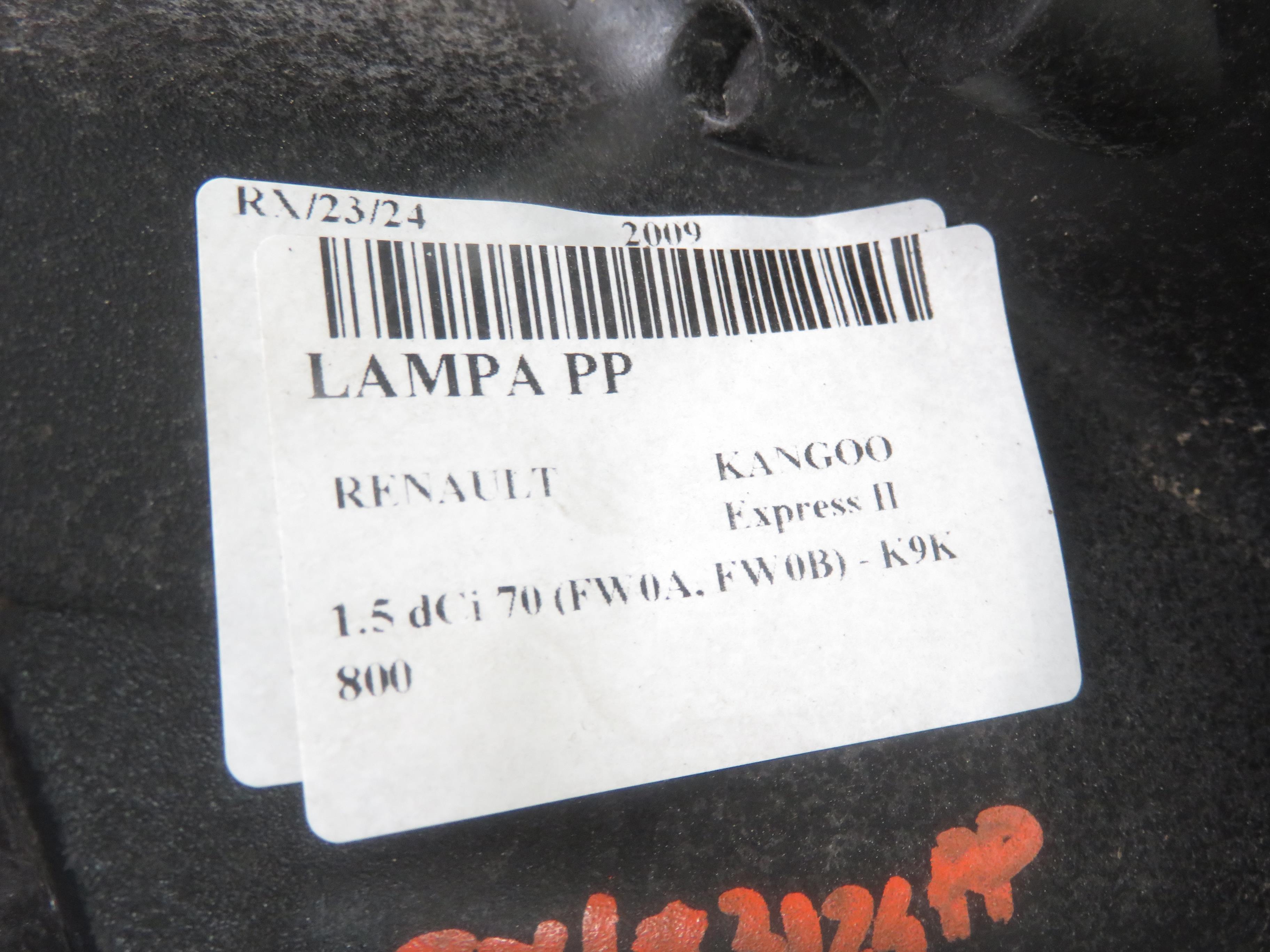 RENAULT Kangoo 2 generation (2007-2021) Front Right Headlight 260106220R 24784967