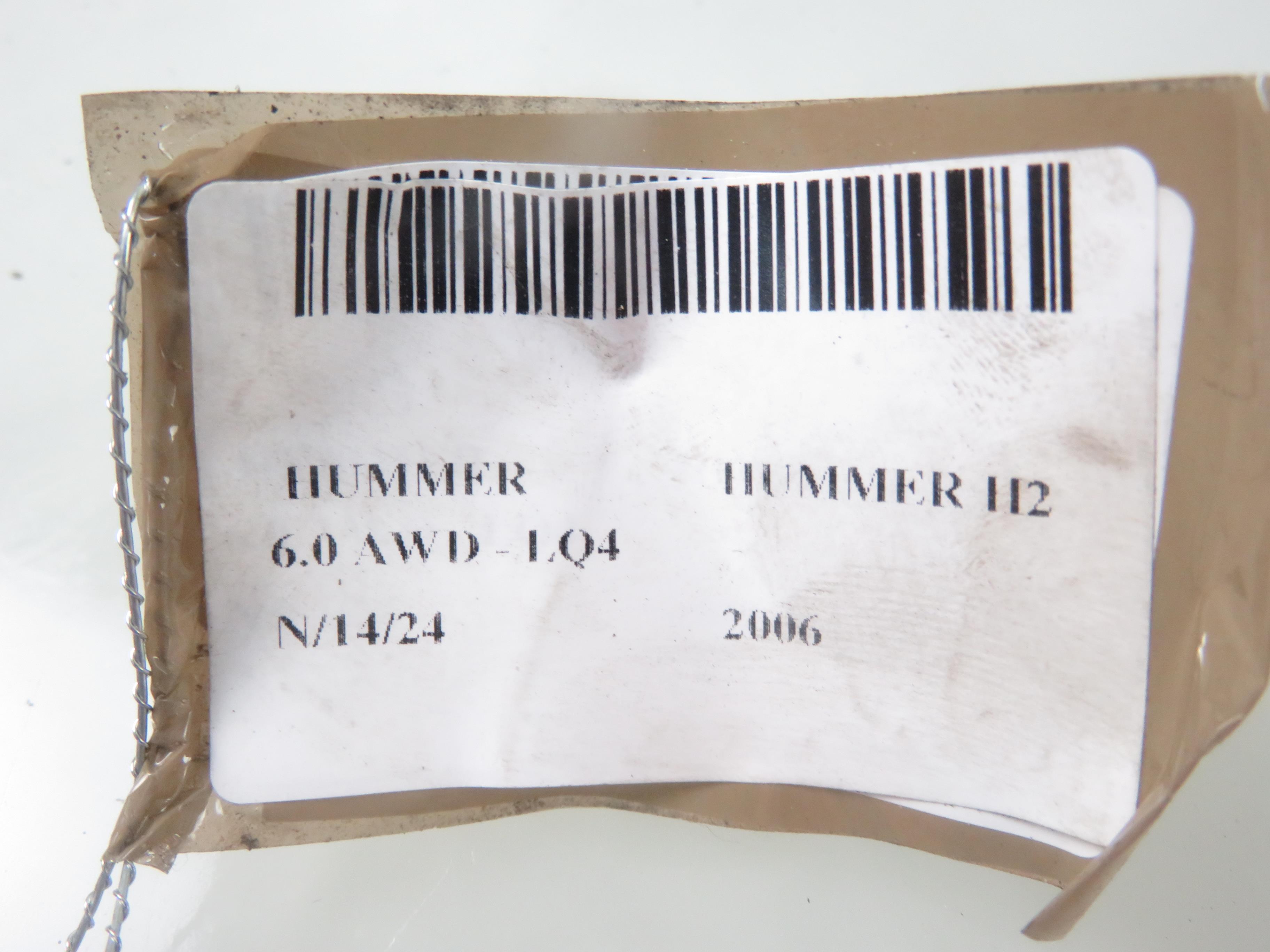 HUMMER H2 1 generation (2002-2009) Mass Air Flow Sensor MAF DL6012 24873927