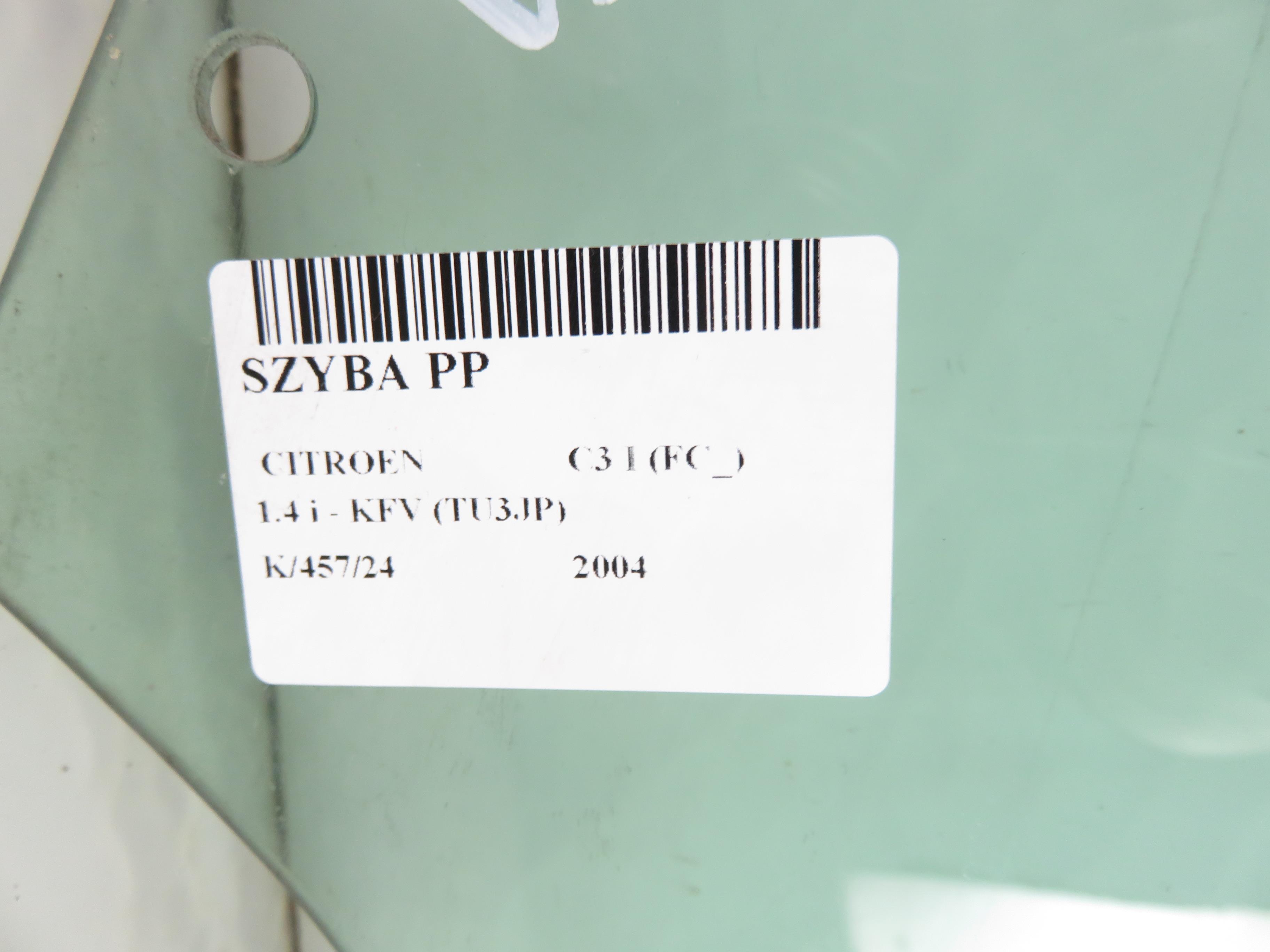 CITROËN C3 1 generation (2002-2010) Priekinė dešinė fortkutė (mažasis stiklas) 24767407
