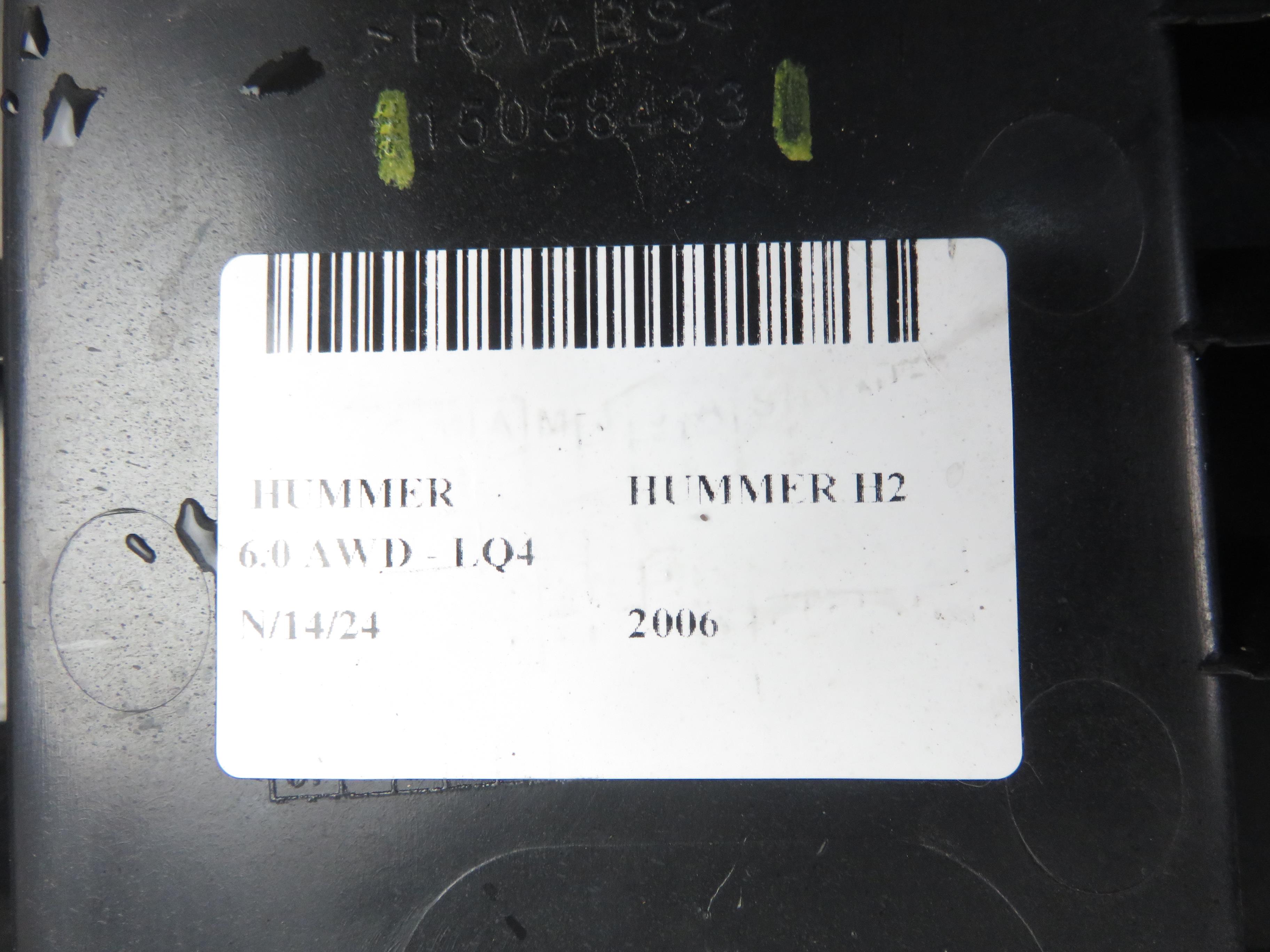 HUMMER H2 1 generation (2002-2009) Handskfack 15058433 24864718