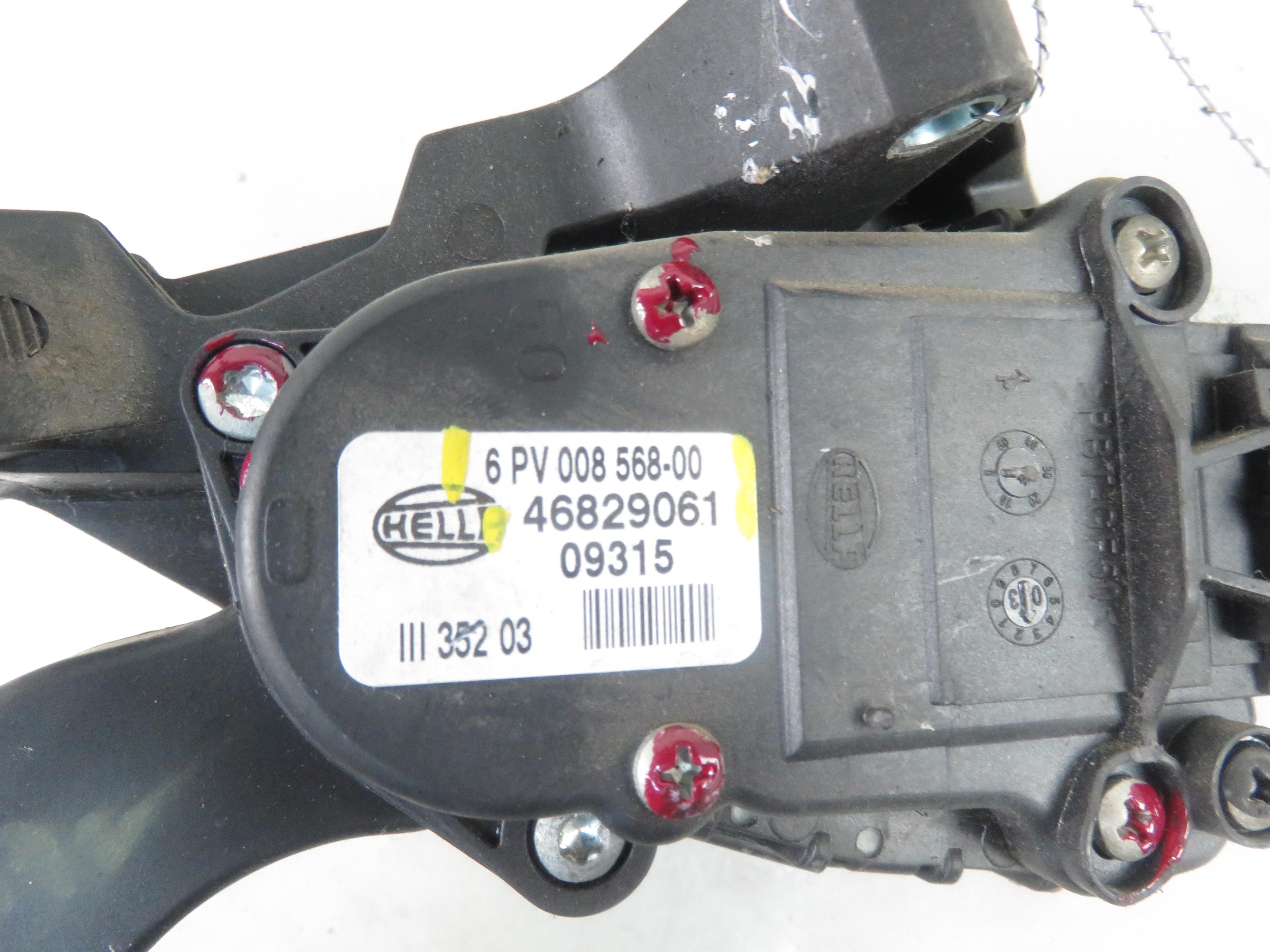 FIAT Punto 3 generation (2005-2020) Педаль газа 46829061, 6PV00856800 25104621