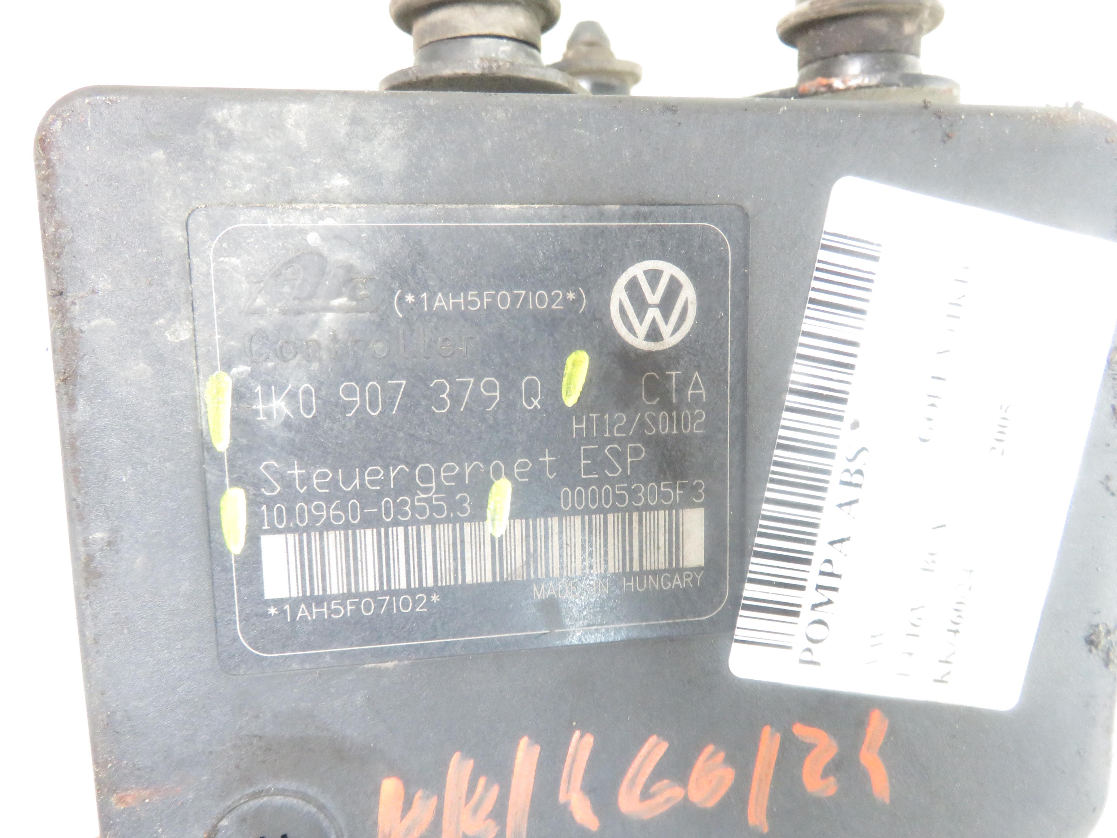 VOLKSWAGEN Golf 5 generation (2003-2009) ABS blokas 1K0614517M,1K0907379Q,10096006553 24941865