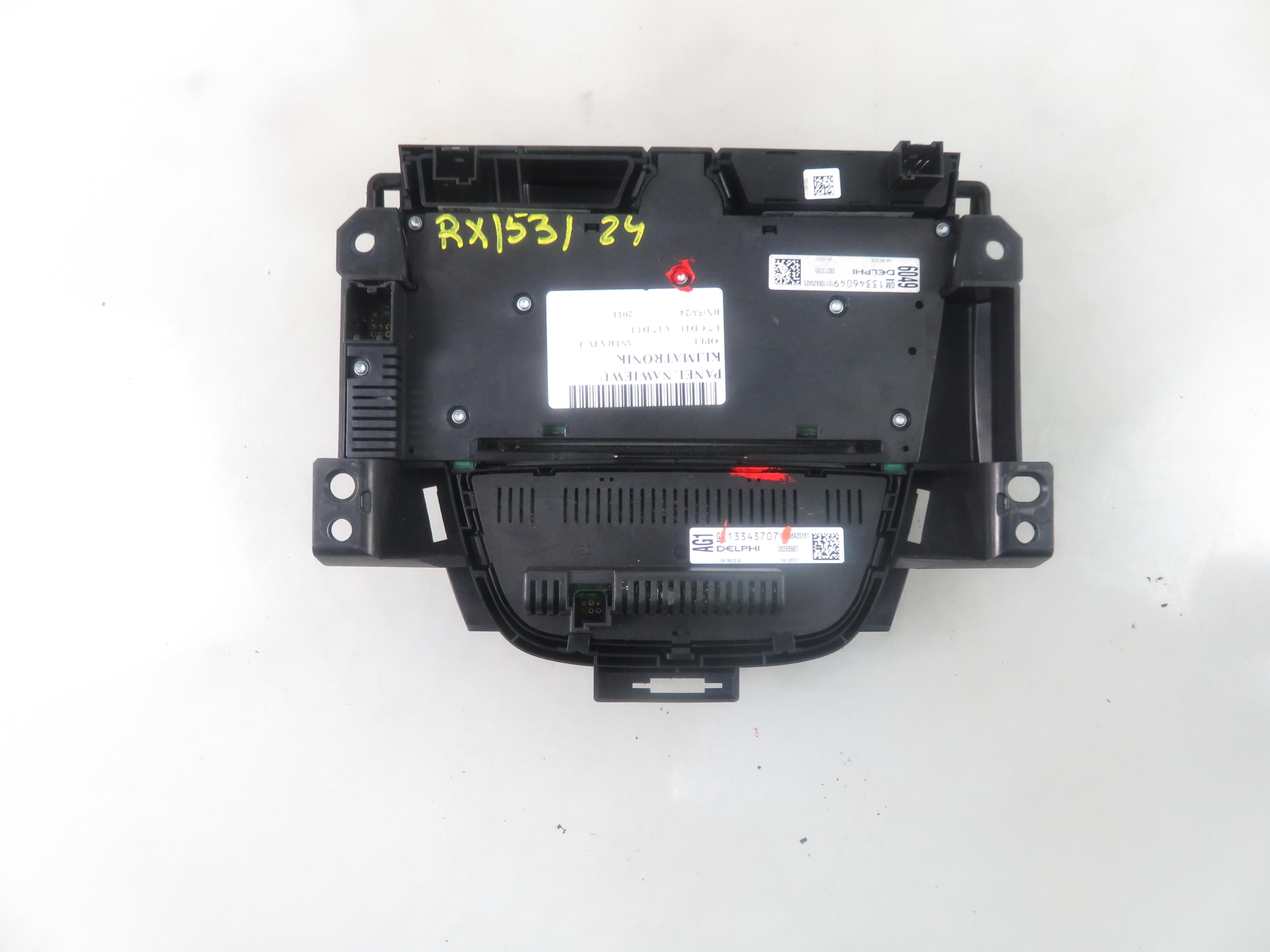 OPEL Astra J (2009-2020) Climate  Control Unit 13343707 25191838