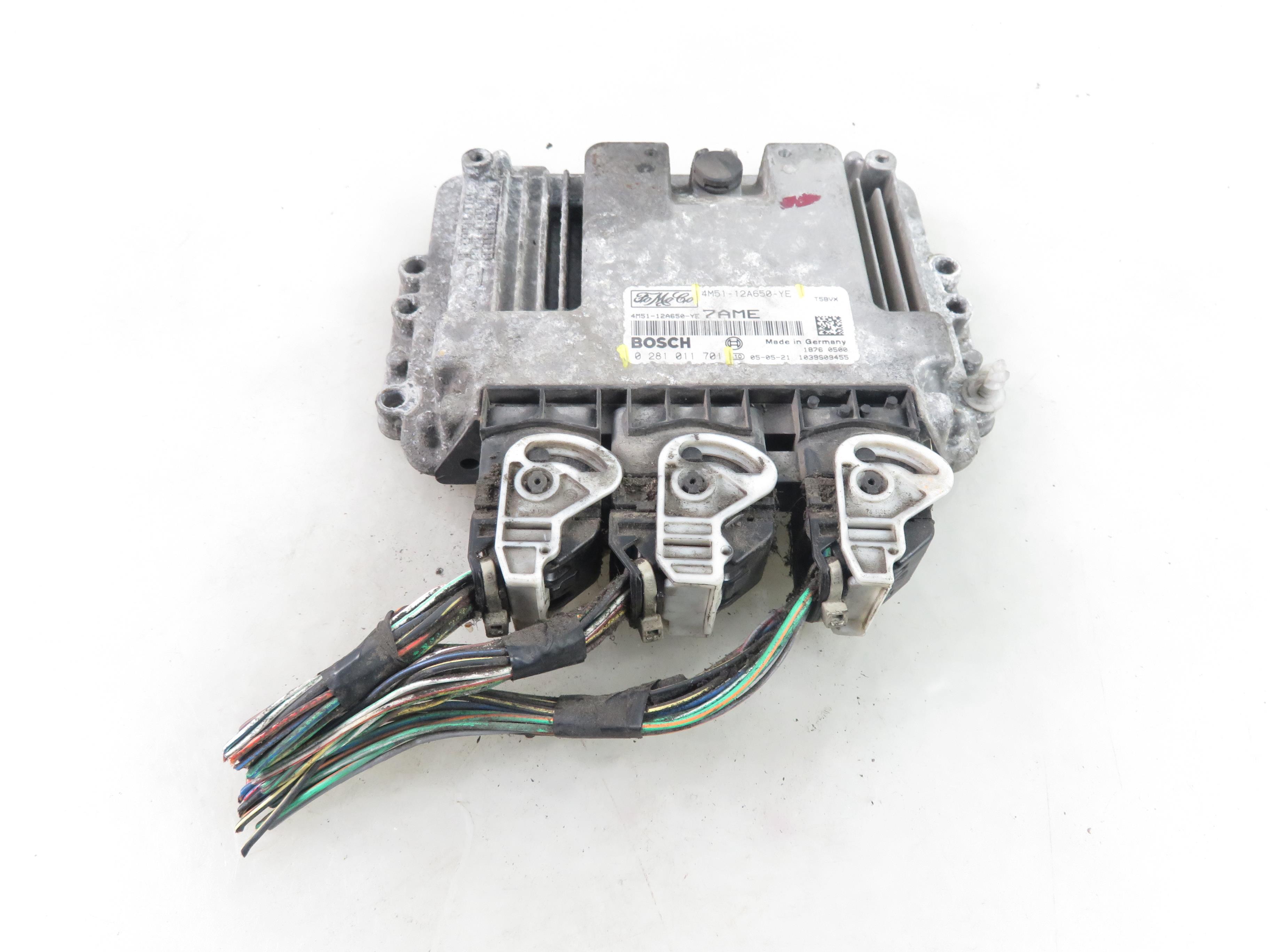 FORD Focus 2 generation (2004-2011) Ohjausyksikkö 4M5112A650YE, 0281011701 25104698