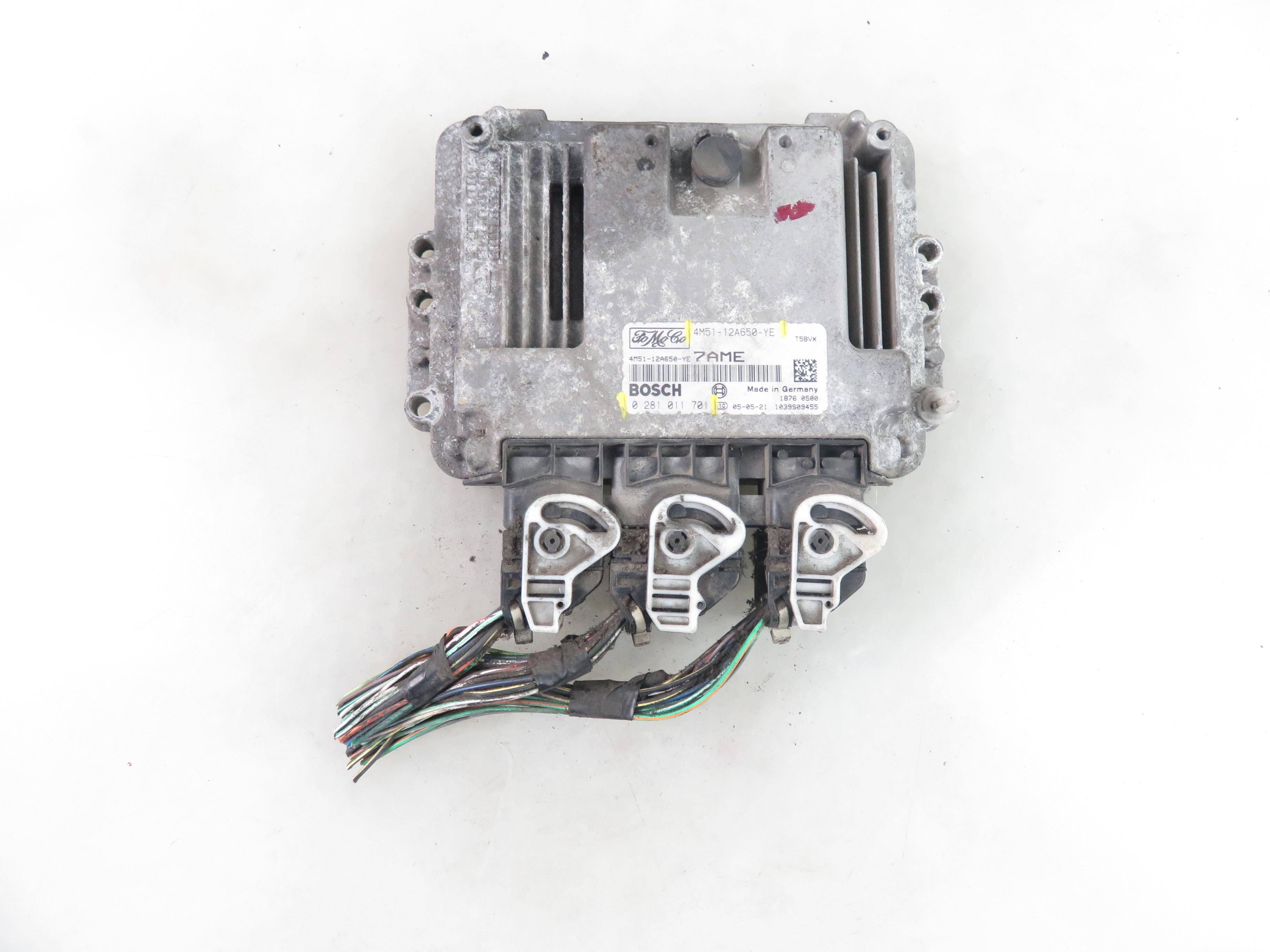 FORD Focus 2 generation (2004-2011) Ohjausyksikkö 4M5112A650YE, 0281011701 25104698