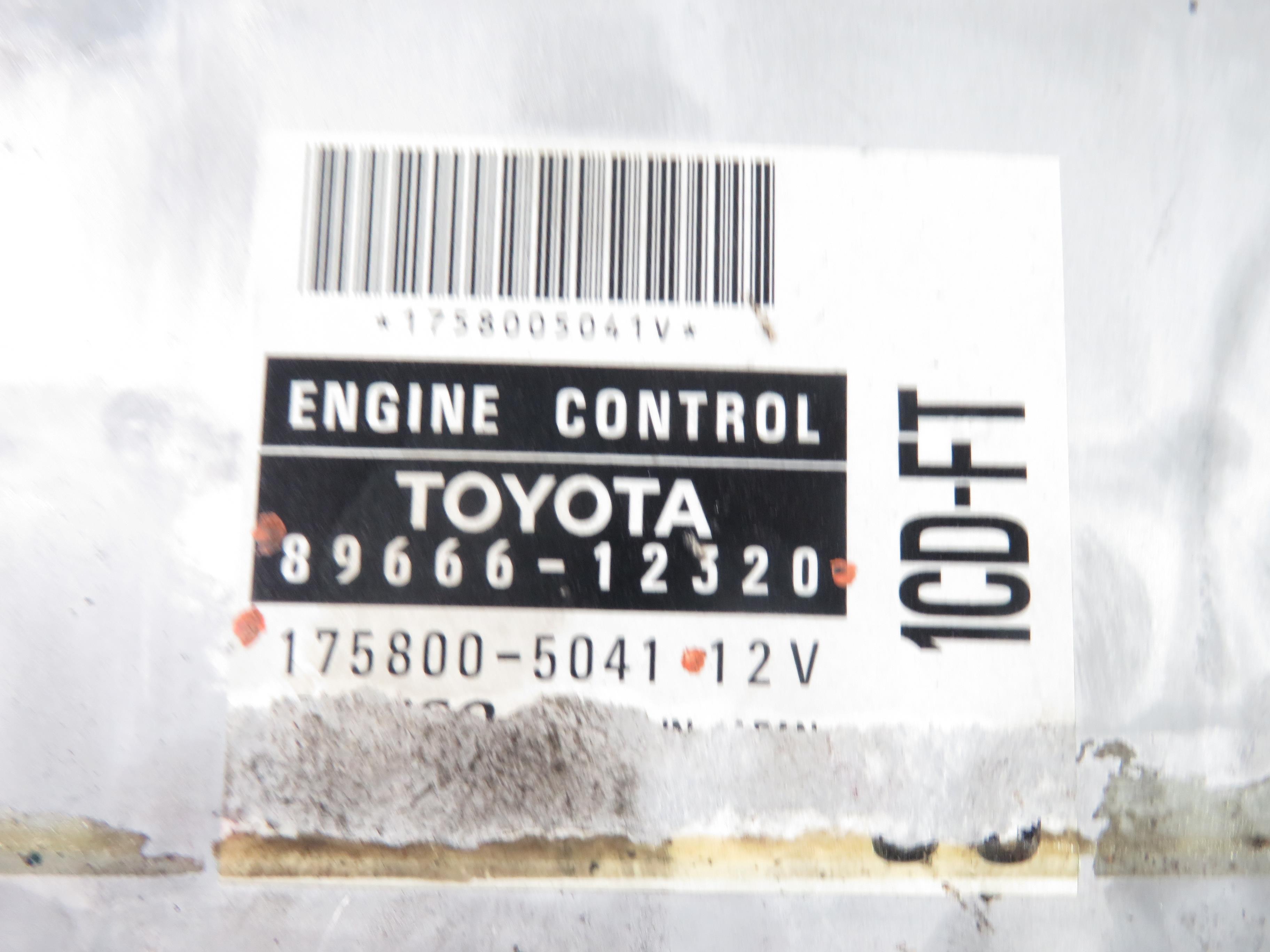 TOYOTA Corolla 8 generation E110 (1995-2002) Kontrollenhet 8966612320, 1758005041 25104797