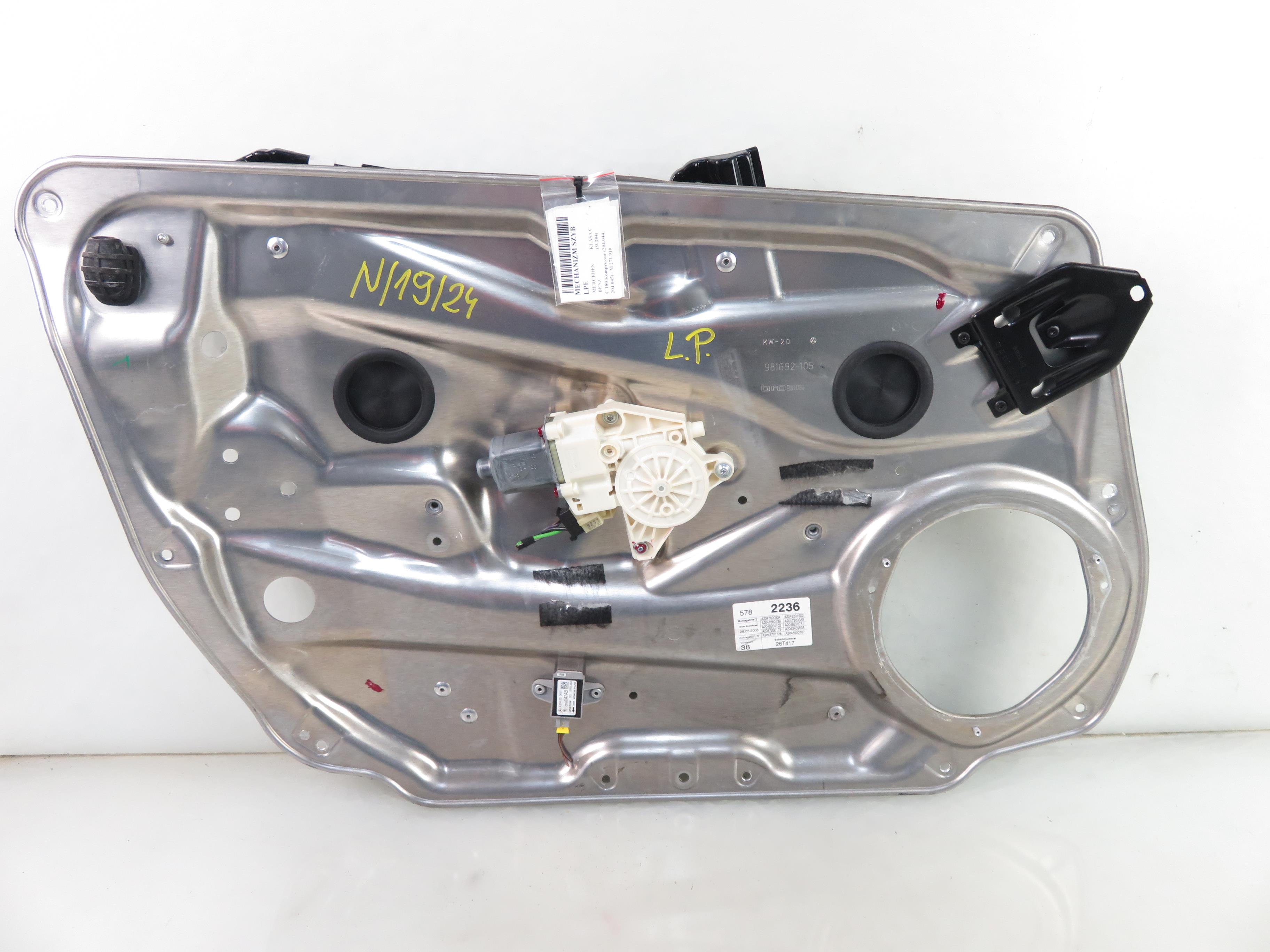 MERCEDES-BENZ C-Class W204/S204/C204 (2004-2015) Front Left Door Window Regulator 26276454