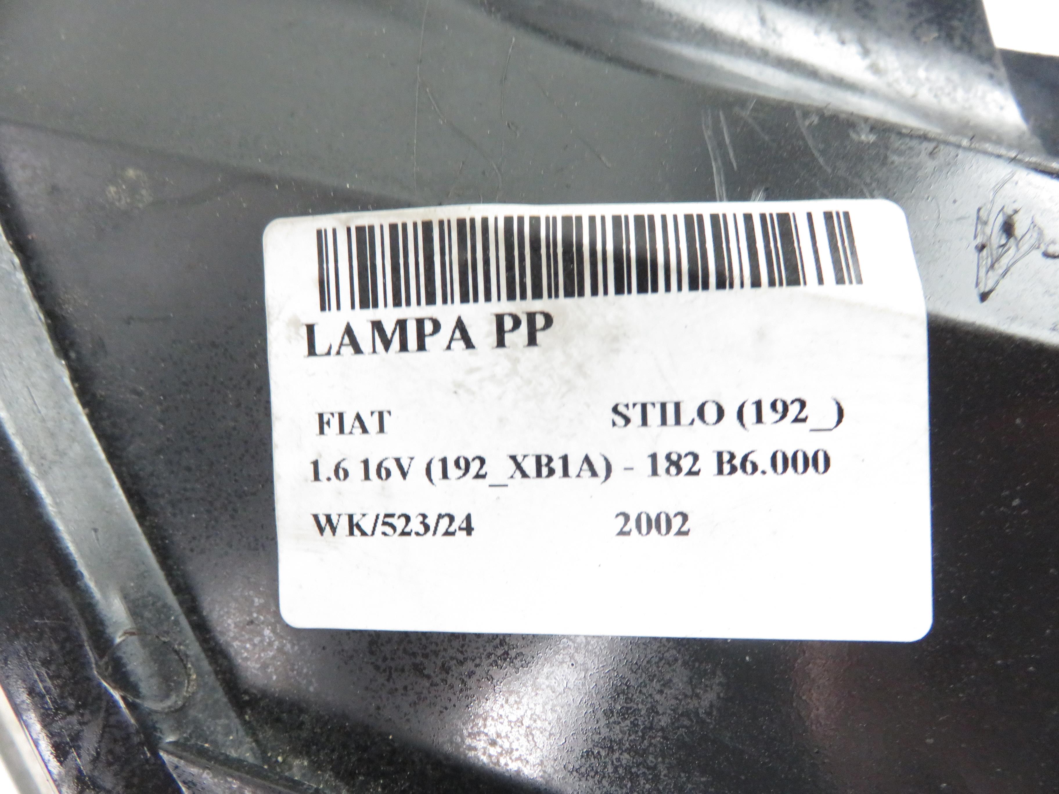 FIAT Stilo 1 generation (2001-2010) Priekinis dešinys žibintas 25104617
