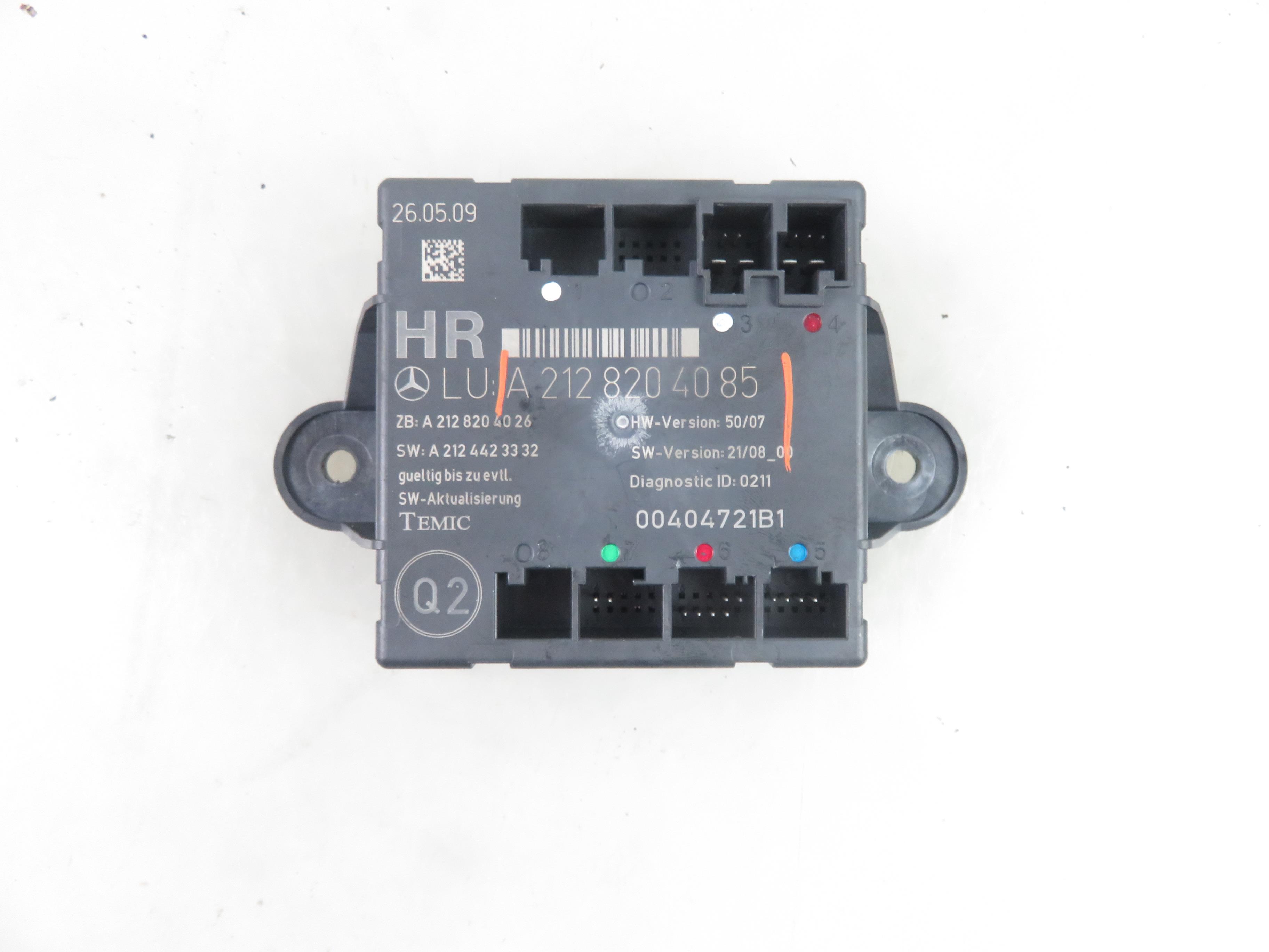 MERCEDES-BENZ E-Class W212/S212/C207/A207 (2009-2016) Front Left Door Control Unit A2128204085, A2128204026 25421897