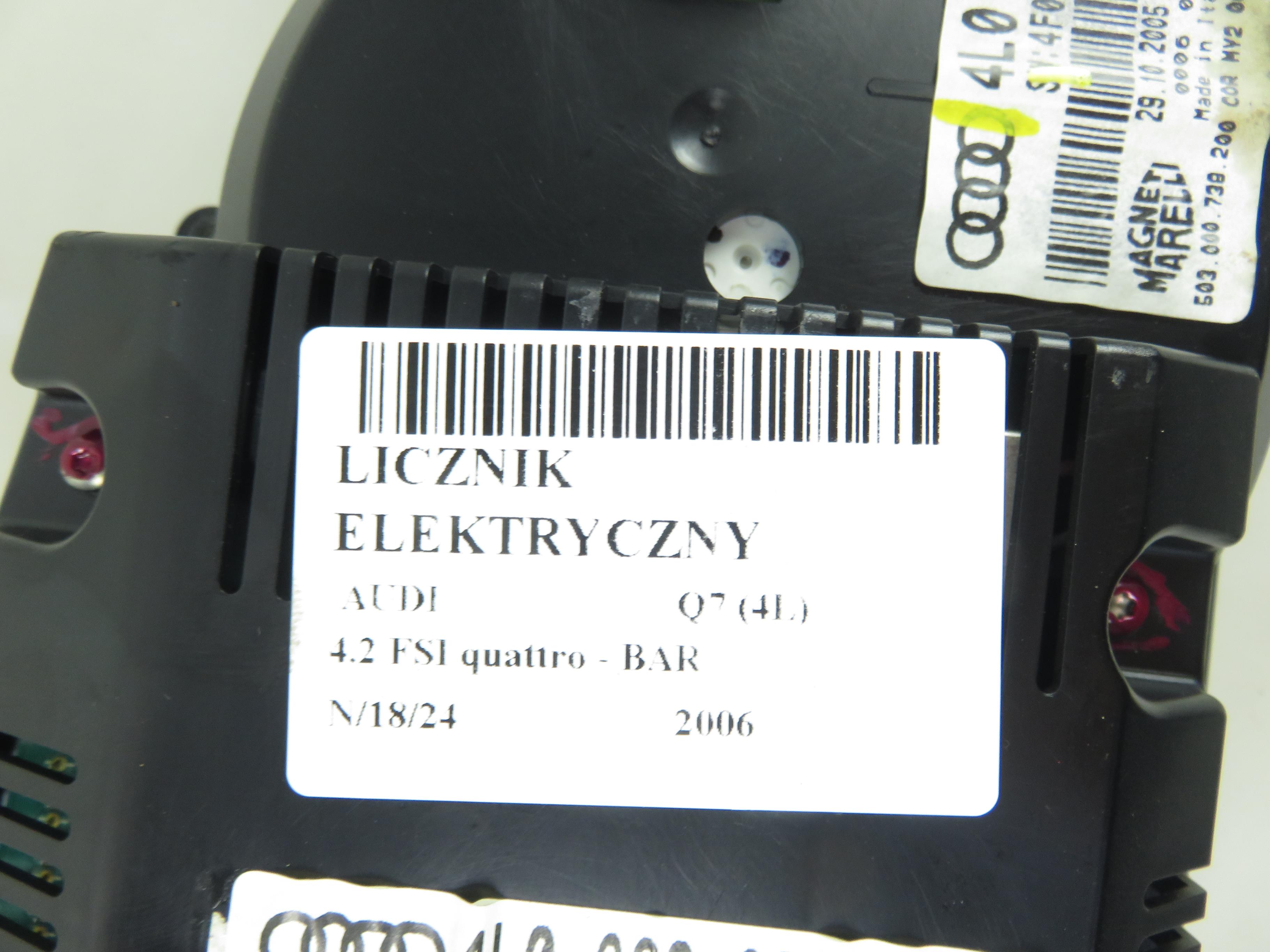 AUDI Q7 4L (2005-2015) Speedometer 4L0920930J, 4F0910930C 25202874