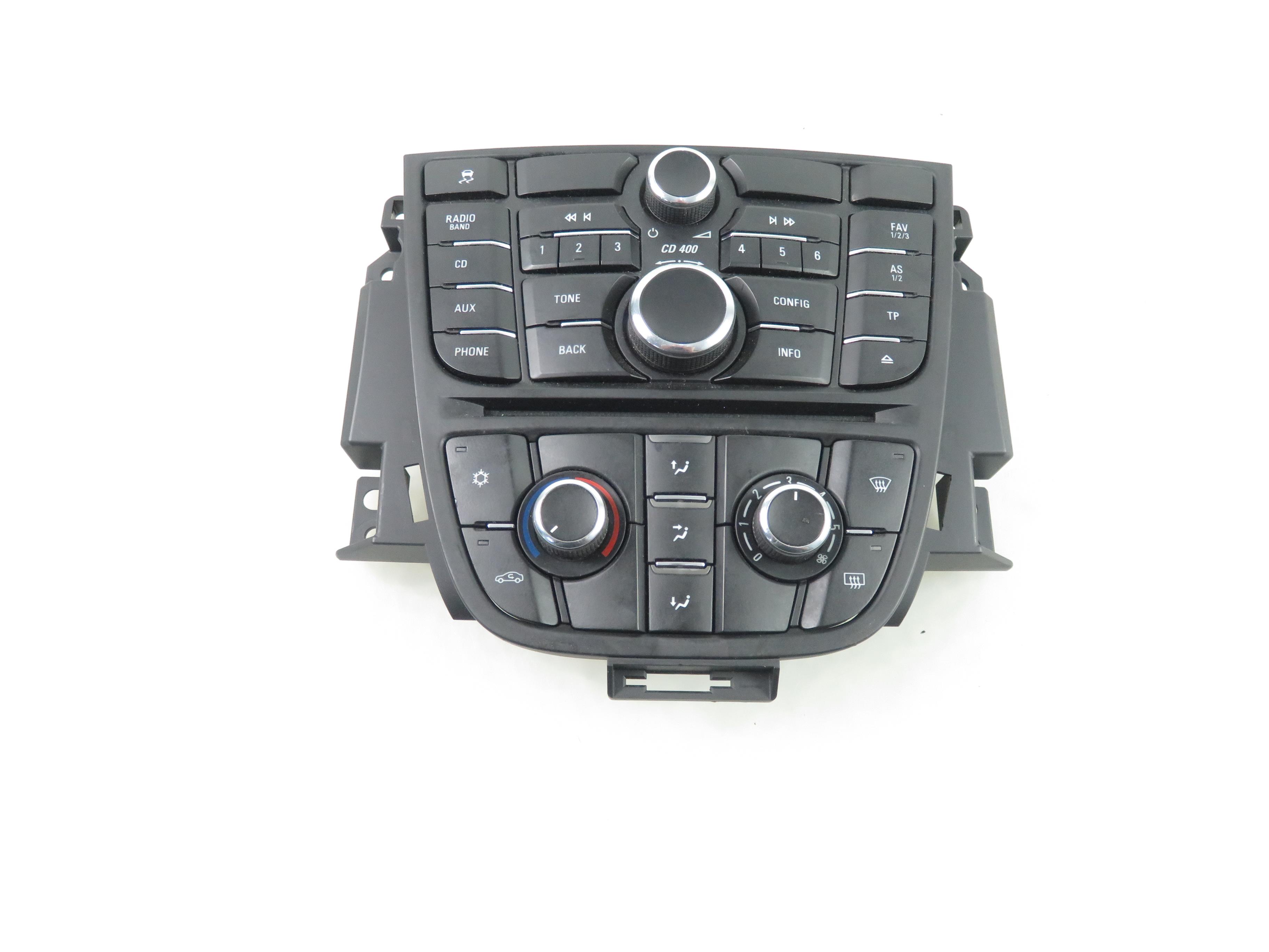 OPEL Astra J (2009-2020) Climate  Control Unit 13360091, 13360099 25289774