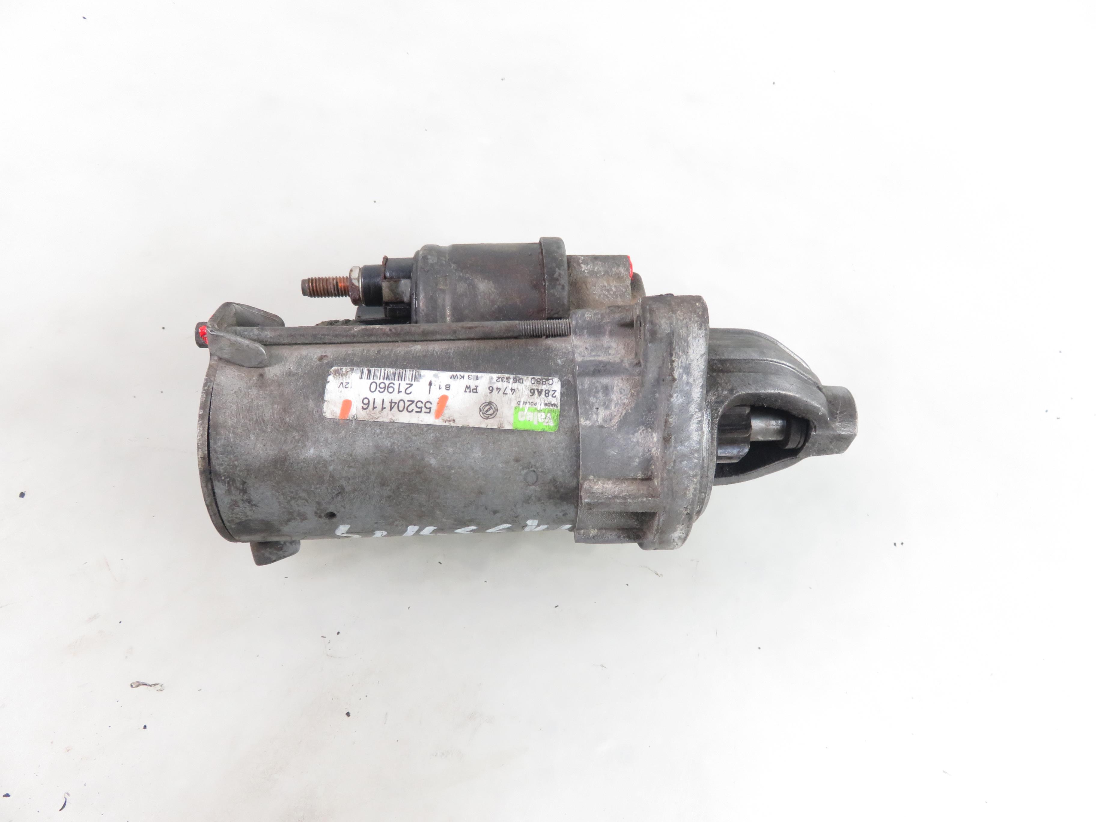 FIAT Grande Punto 1 generation (2006-2008) Starteris 55204116 25451153