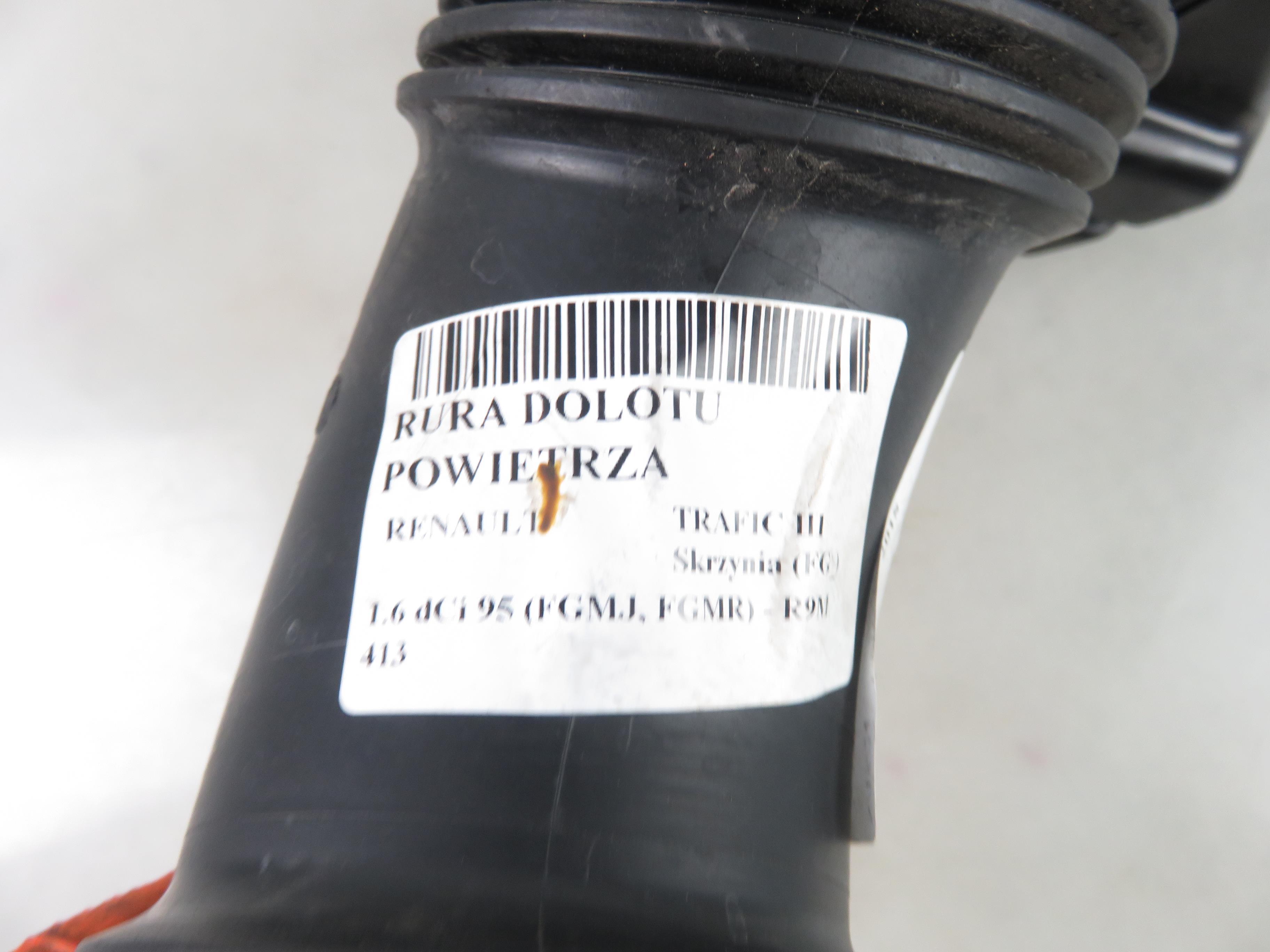 RENAULT Trafic 3 generation (2014-2023) Air supply hose pipe 165755972R 25217330