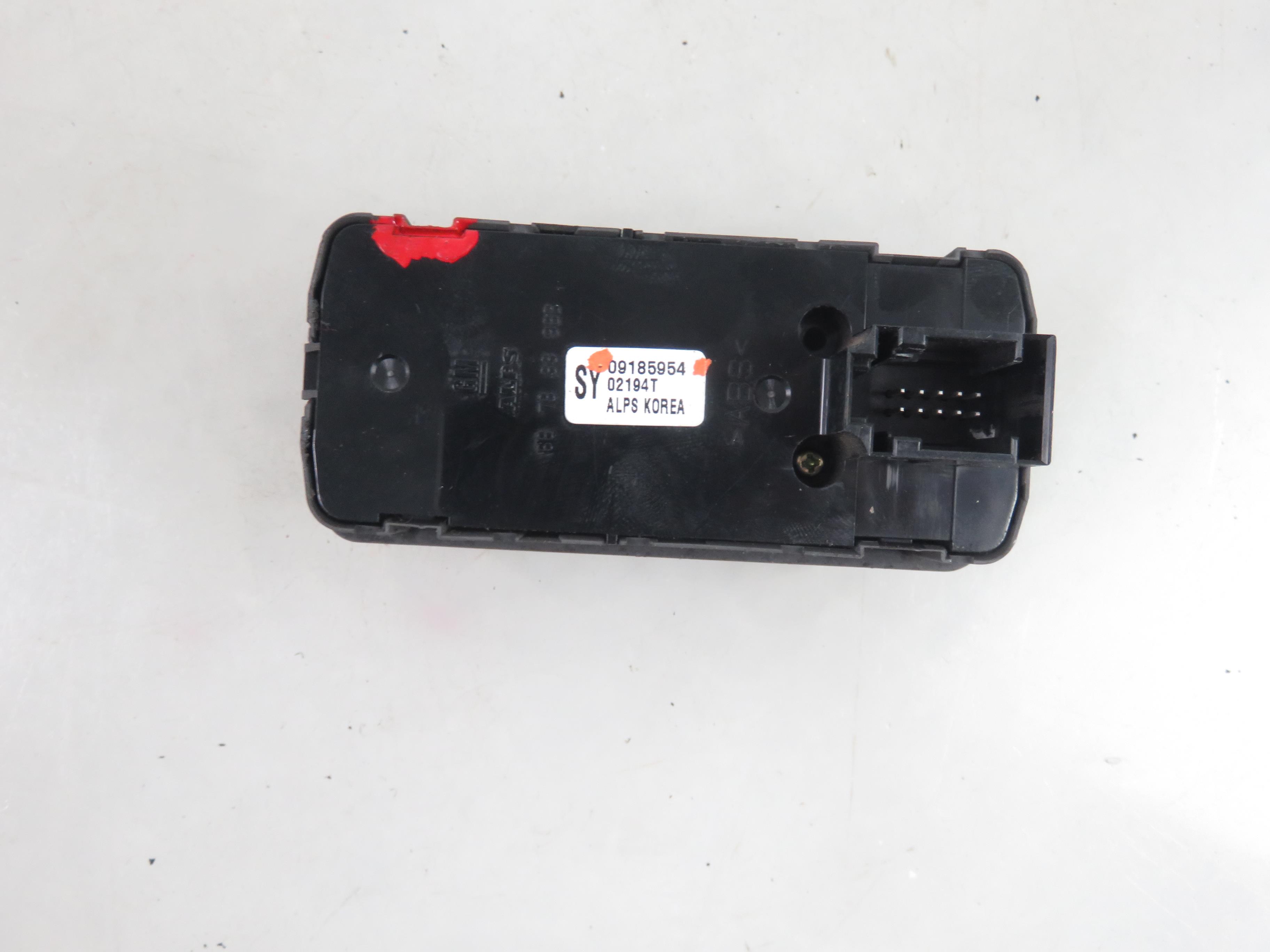 OPEL Vectra C (2002-2005) Front Left Door Window Switch 09185954 25301265