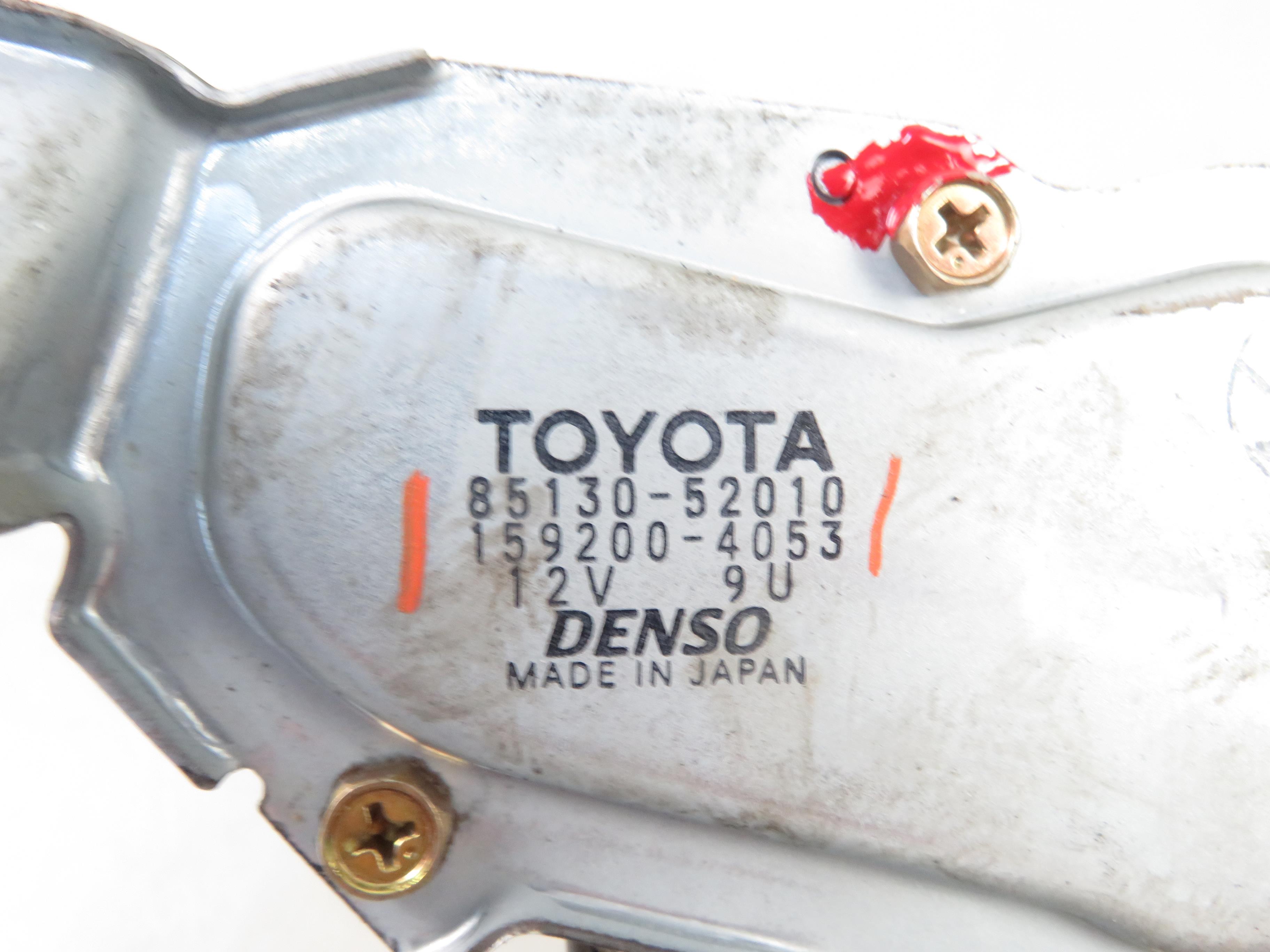 TOYOTA Yaris 1 generation (1999-2005) Tailgate  Window Wiper Motor 8513052010, 1592001053 25340902