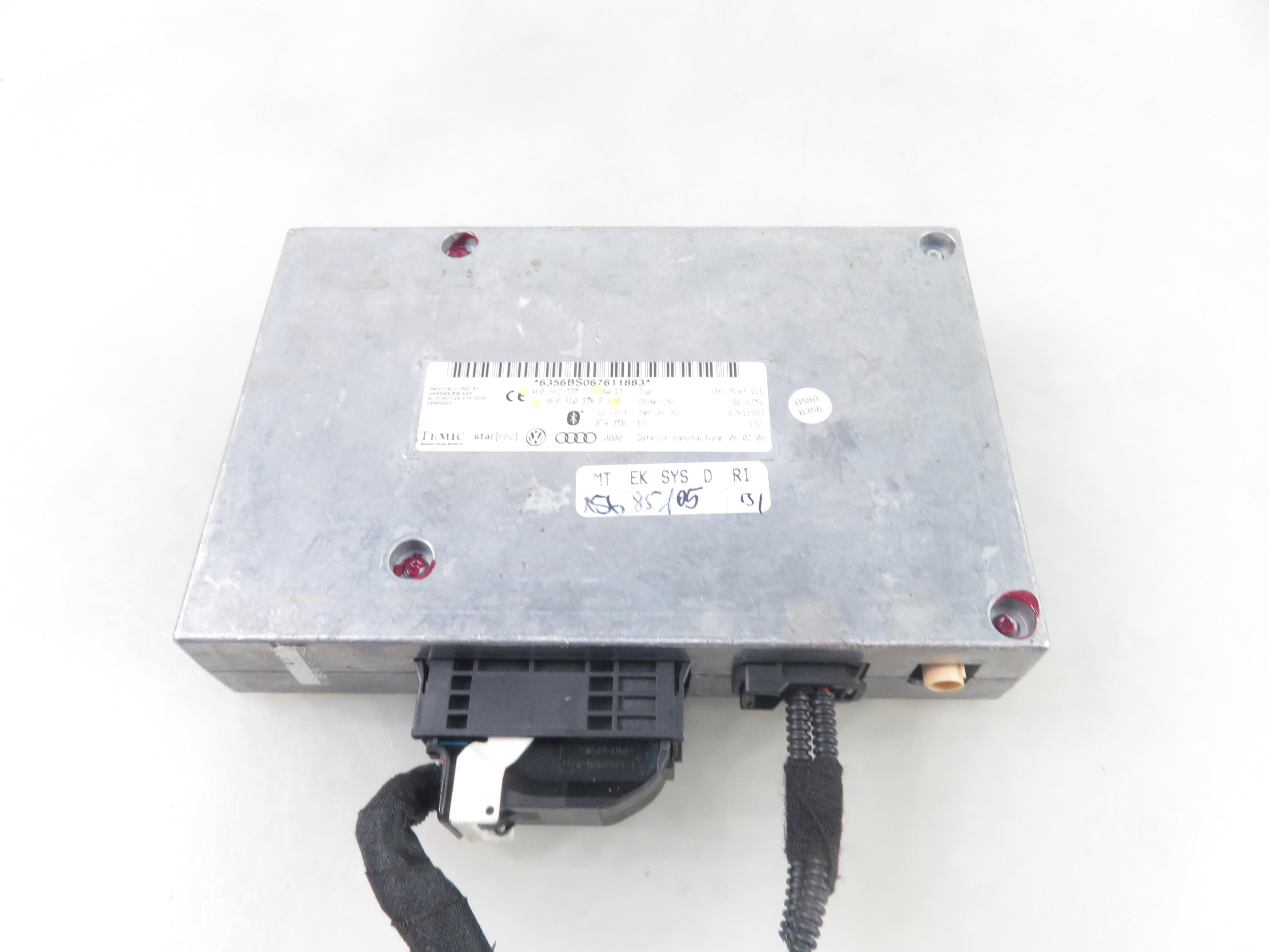 AUDI A6 C6/4F (2004-2011) Блок управления Bluetooth 4E0910336F,4E0862335 25431455