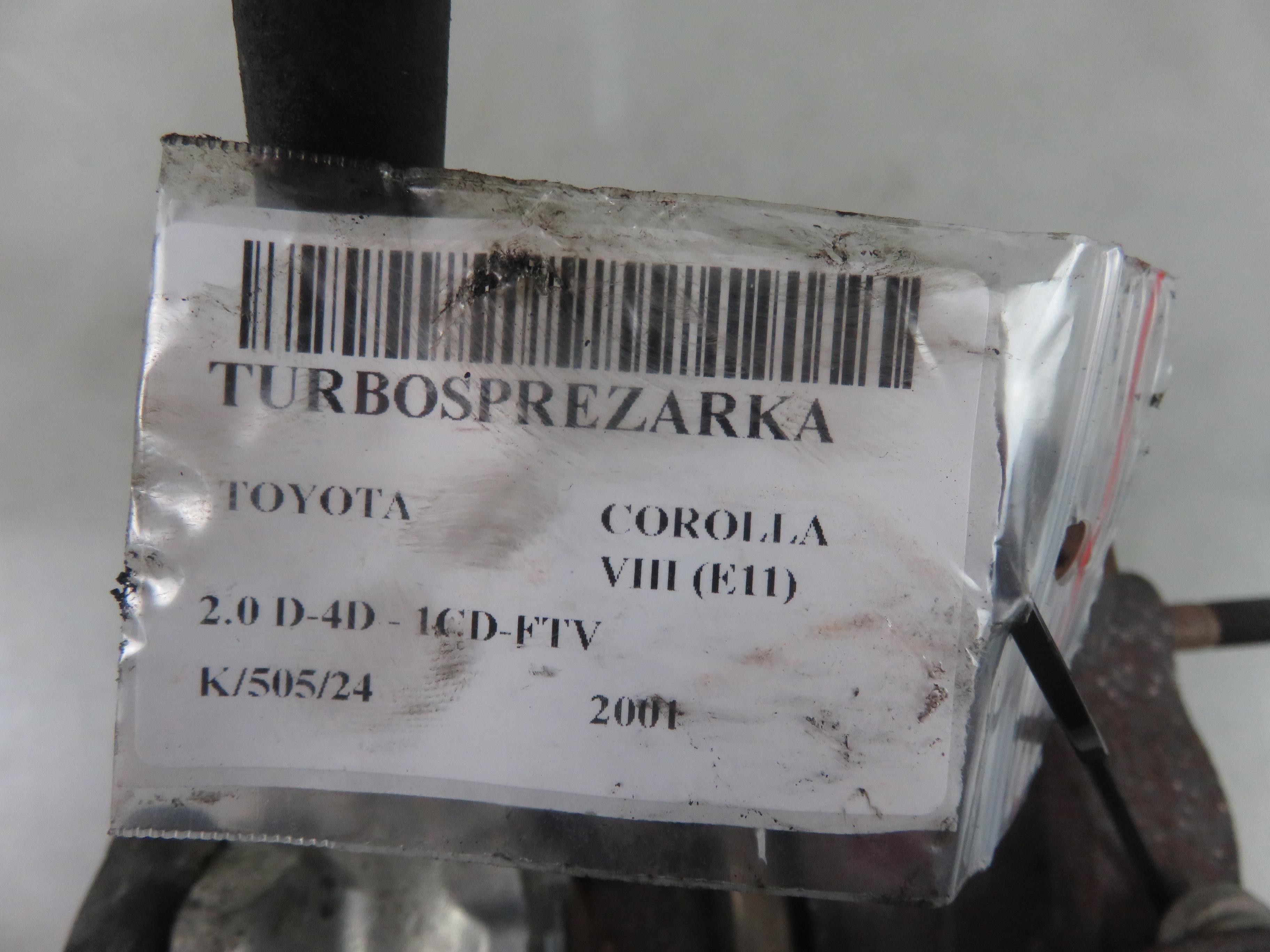 TOYOTA Corolla 8 generation E110 (1995-2002) Turbina 1720127020 25445138