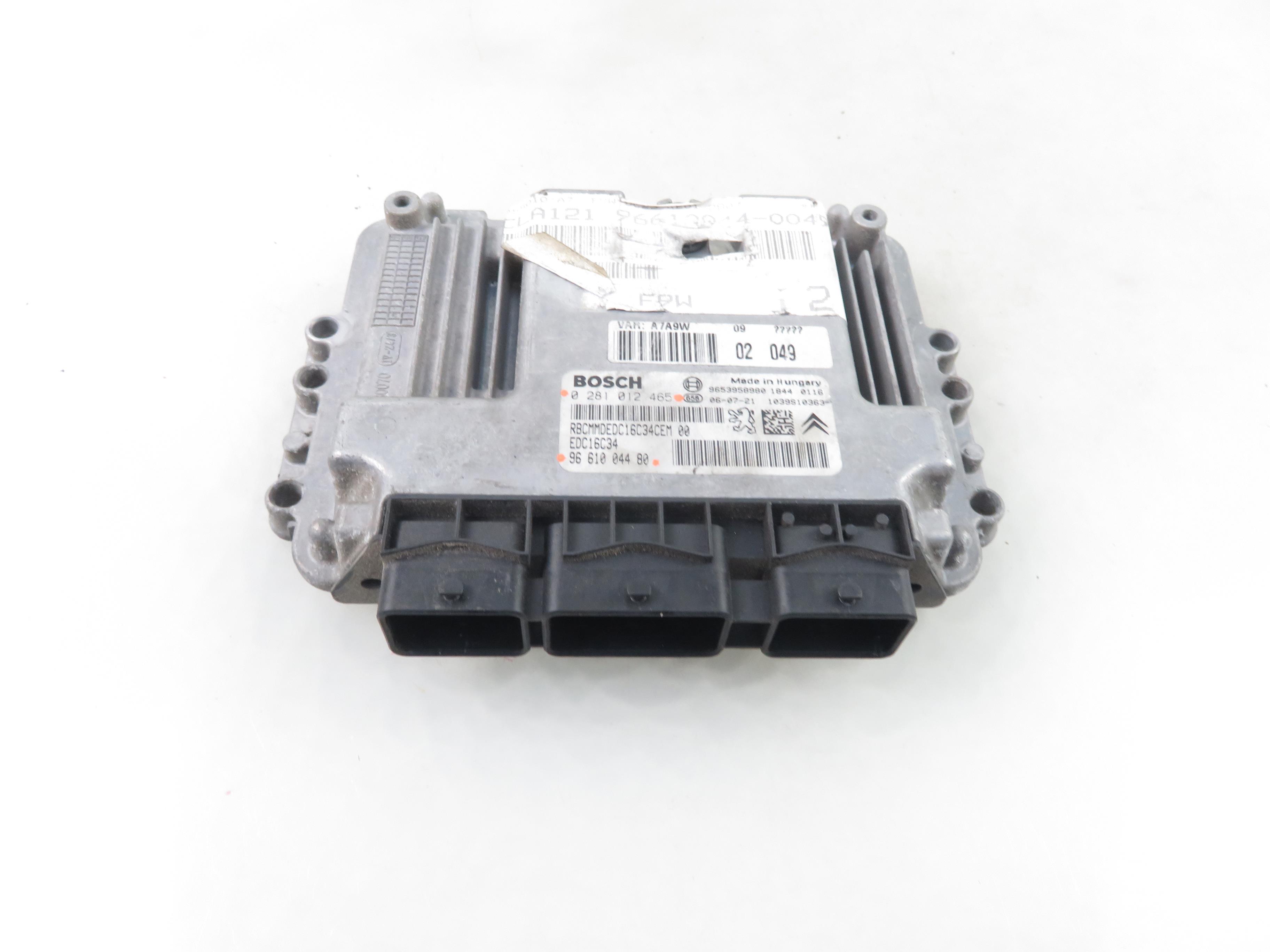 PEUGEOT 207 1 generation (2006-2009) Control Unit 0281012465,9661004480 25719659