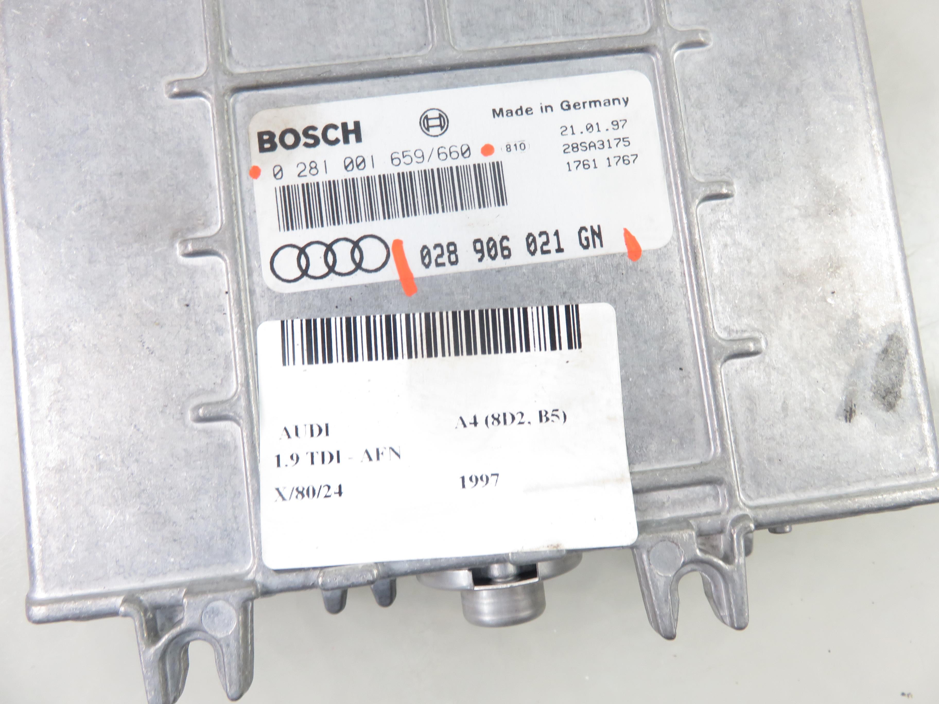 AUDI A4 B5/8D (1994-2001) Блок управления 0281001659660,028906021GN 25580083