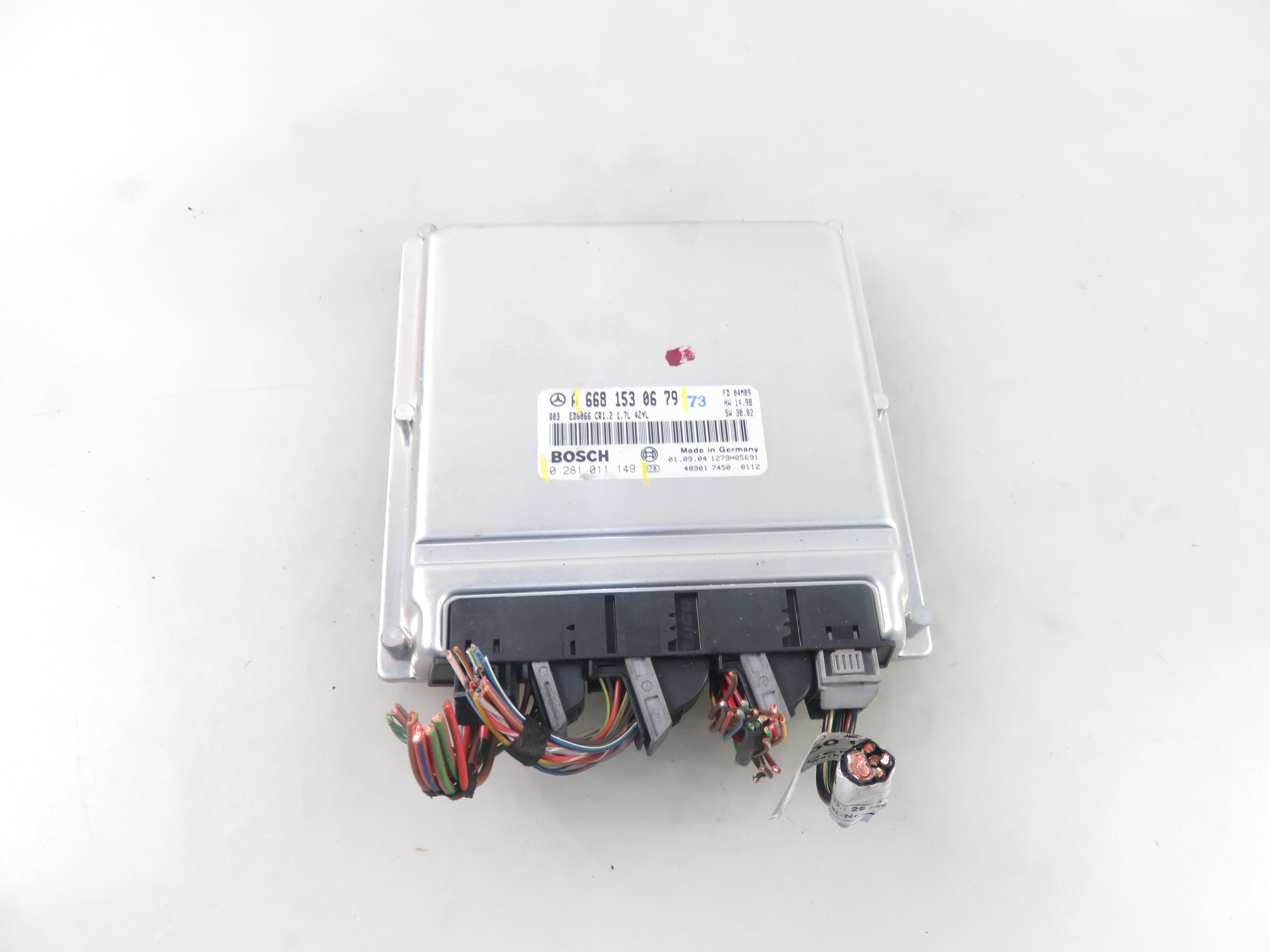 MERCEDES-BENZ Vaneo W414 (2001-2005) Control Unit 6681530679,0281011149 25681450