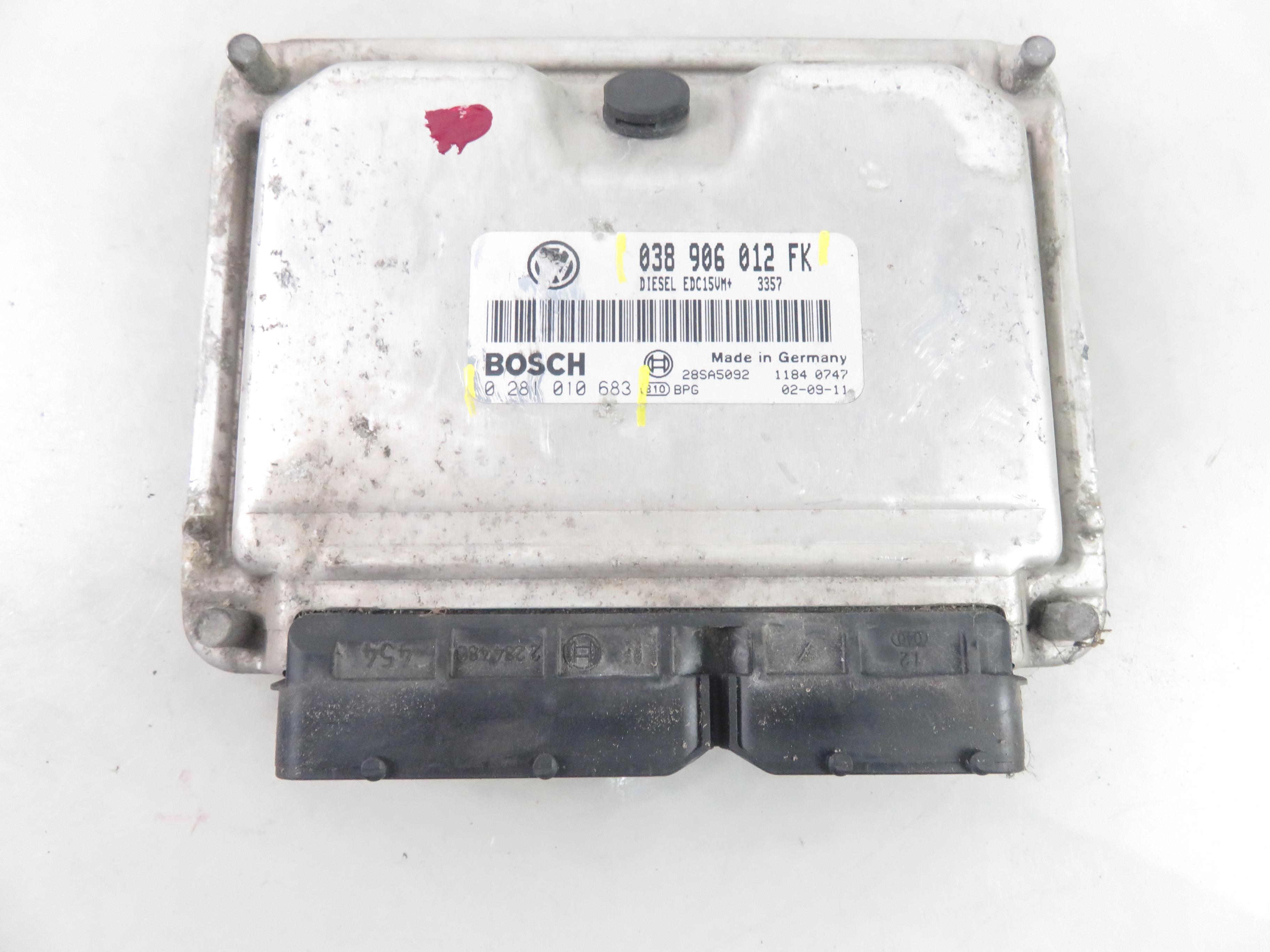 SEAT Toledo 2 generation (1999-2006) Control Unit 038906012FK,0281010683 25681451