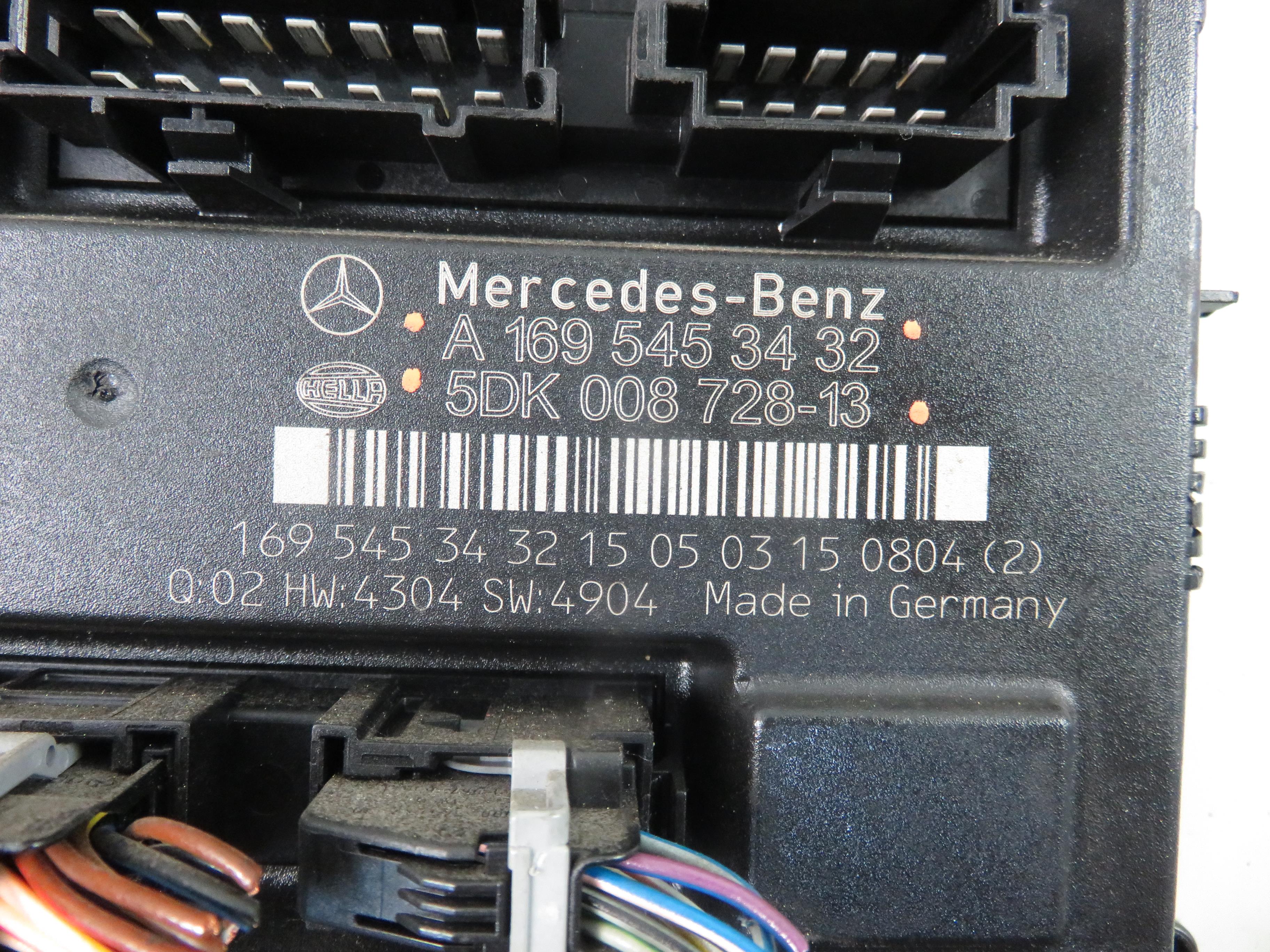 MERCEDES-BENZ A-Class W169 (2004-2012) Comfort Control Unit A1695453432,5DK00872813 25818044