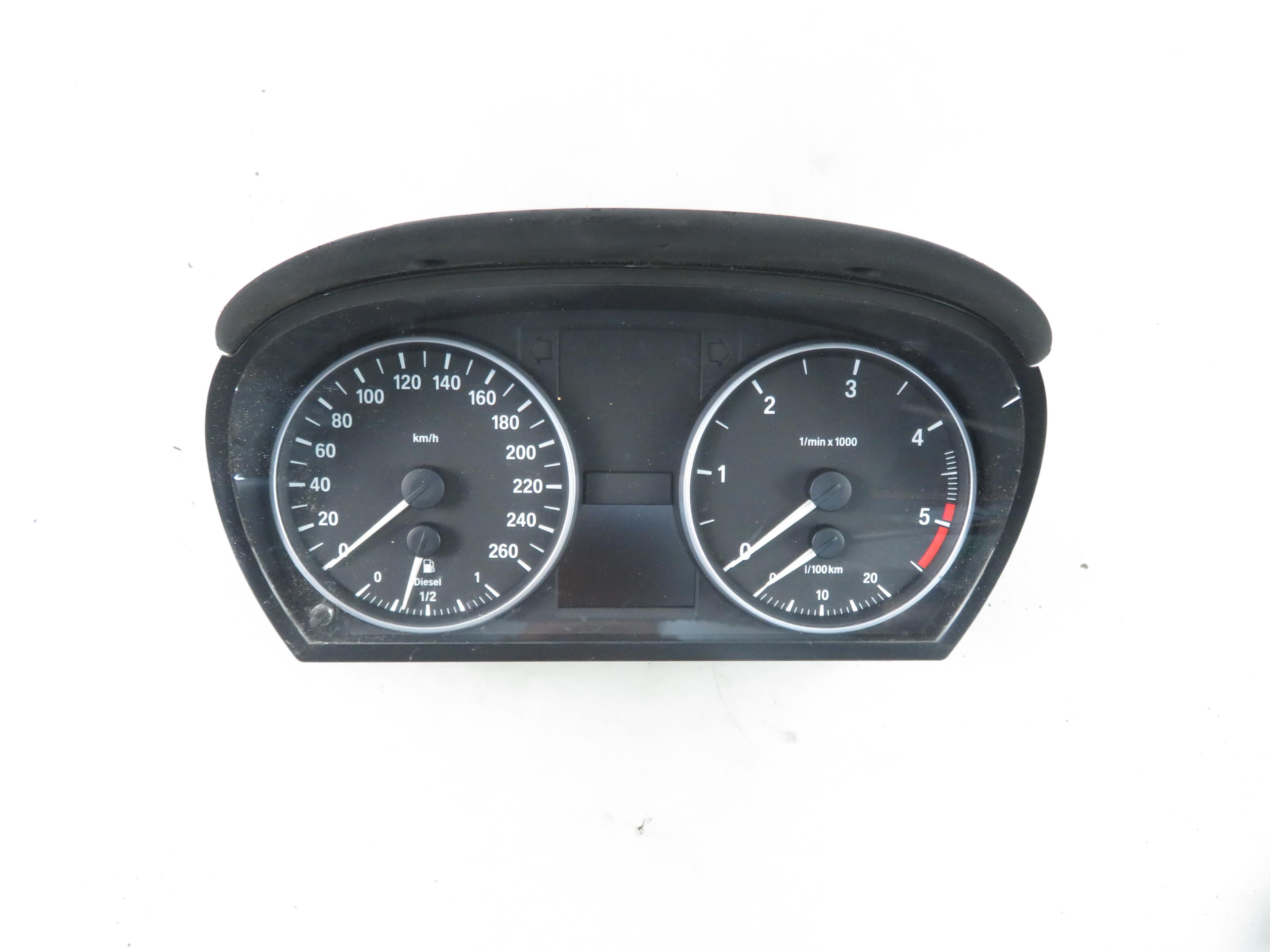 BMW 3 Series E90/E91/E92/E93 (2004-2013) Compteur de vitesse 9141487 25824405