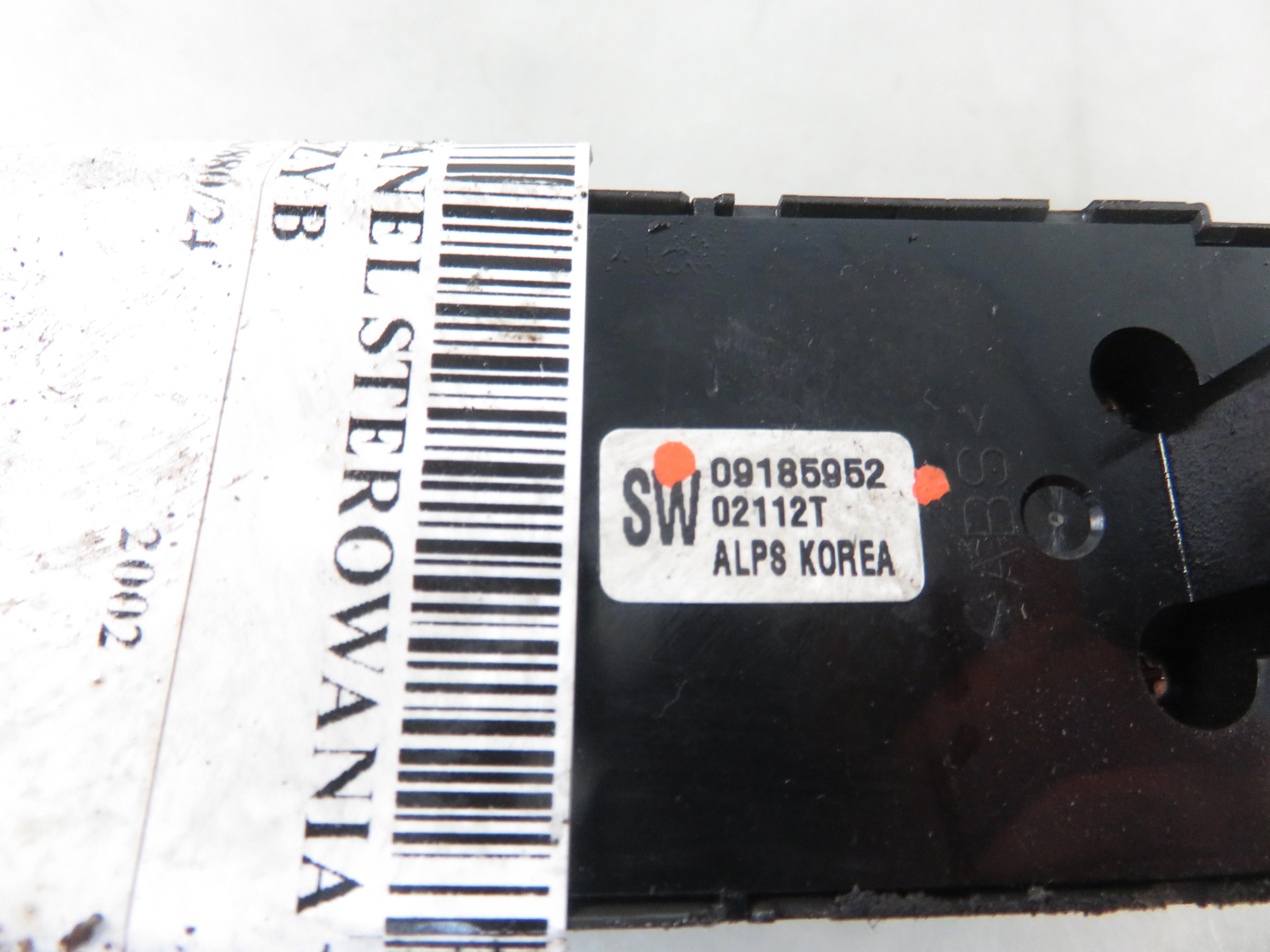 OPEL Vectra C (2002-2005) Кнопка стеклоподъемника передней левой двери 09185952 25976242