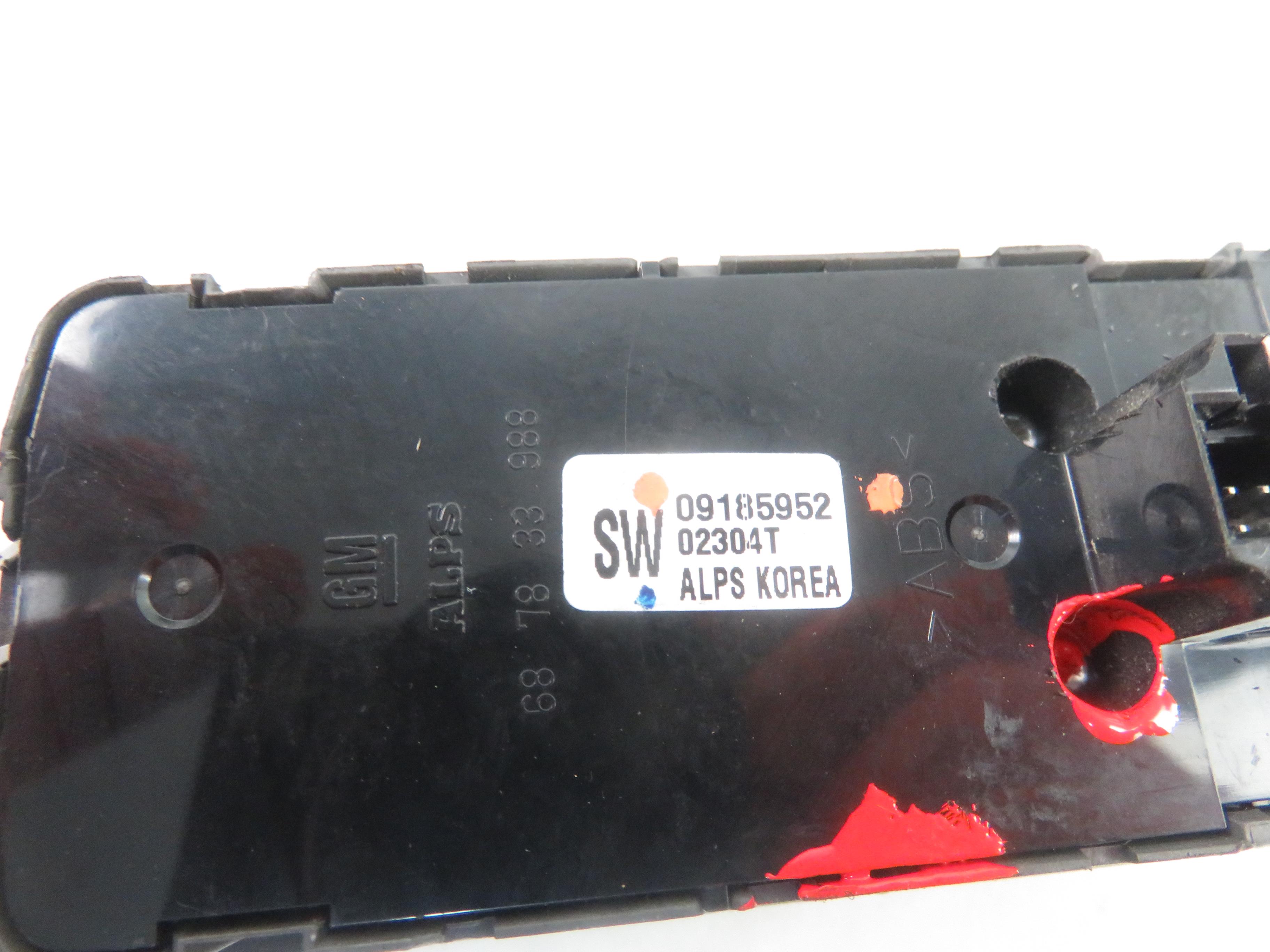 OPEL Vectra C (2002-2005) Кнопка стеклоподъемника передней левой двери 09185952 25976241
